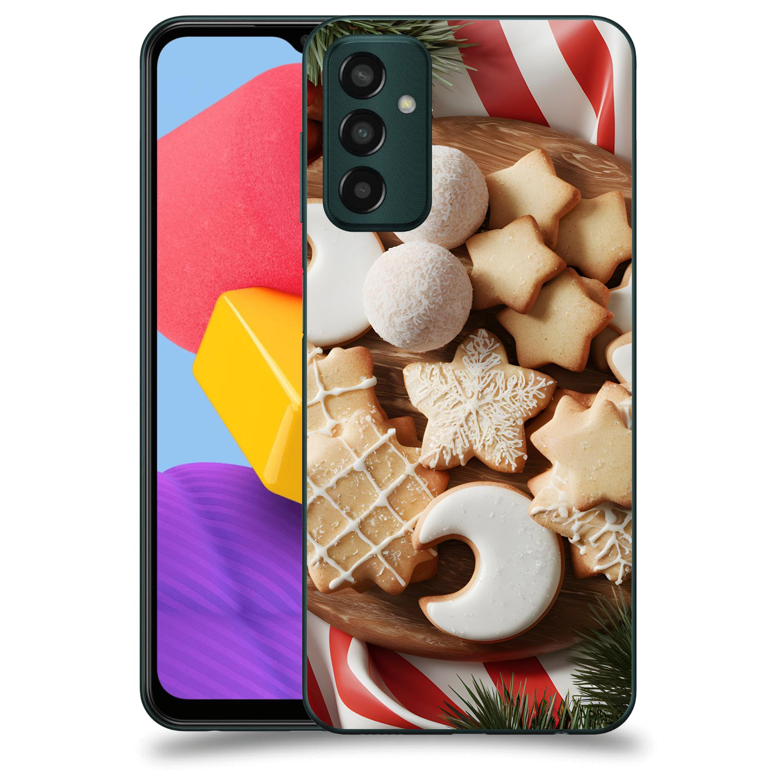 ACOVER Kryt na mobil Samsung Galaxy M13 M135F - Vánoční cukroví 2