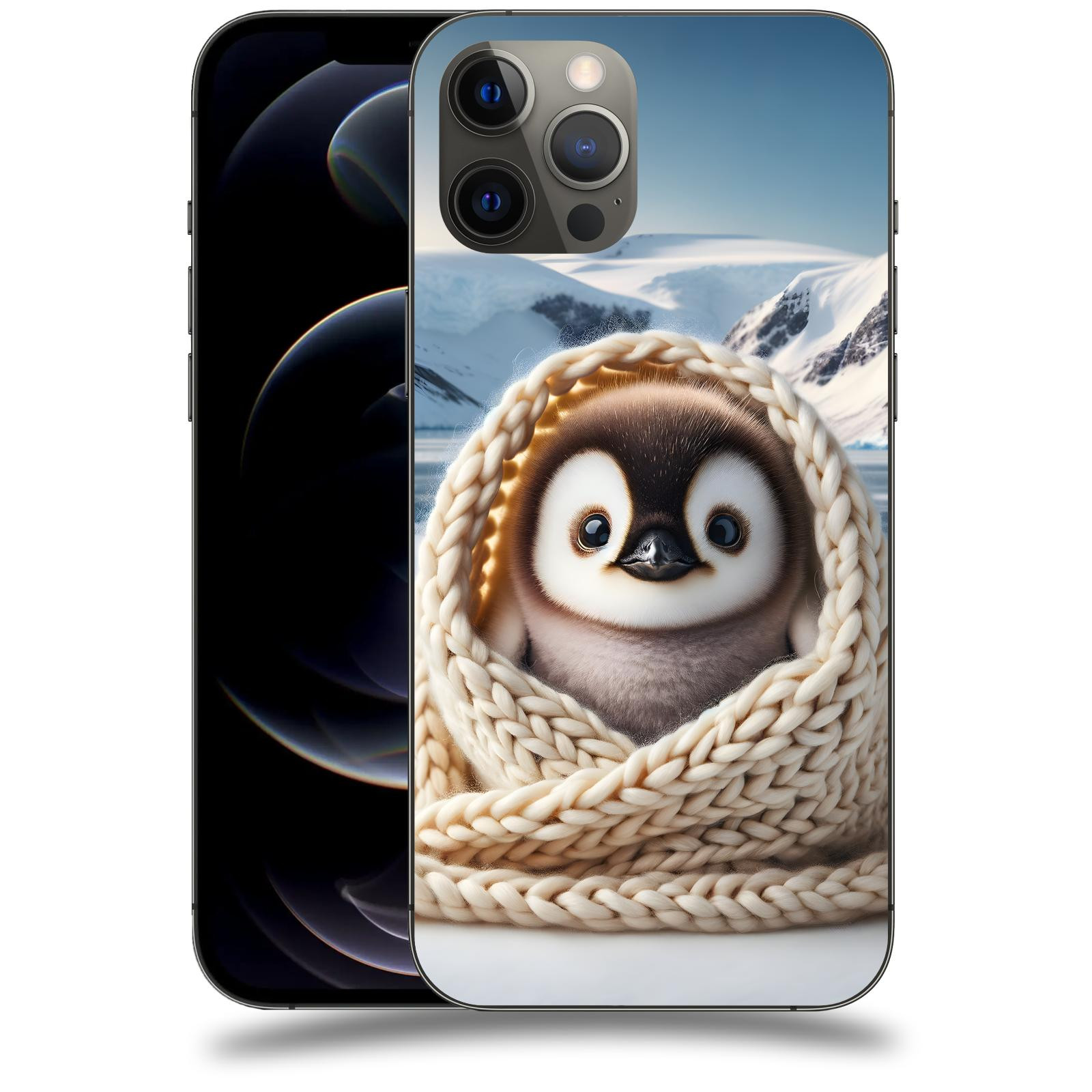 ACOVER Kryt na mobil Apple iPhone 12 Pro Max - Tučňák