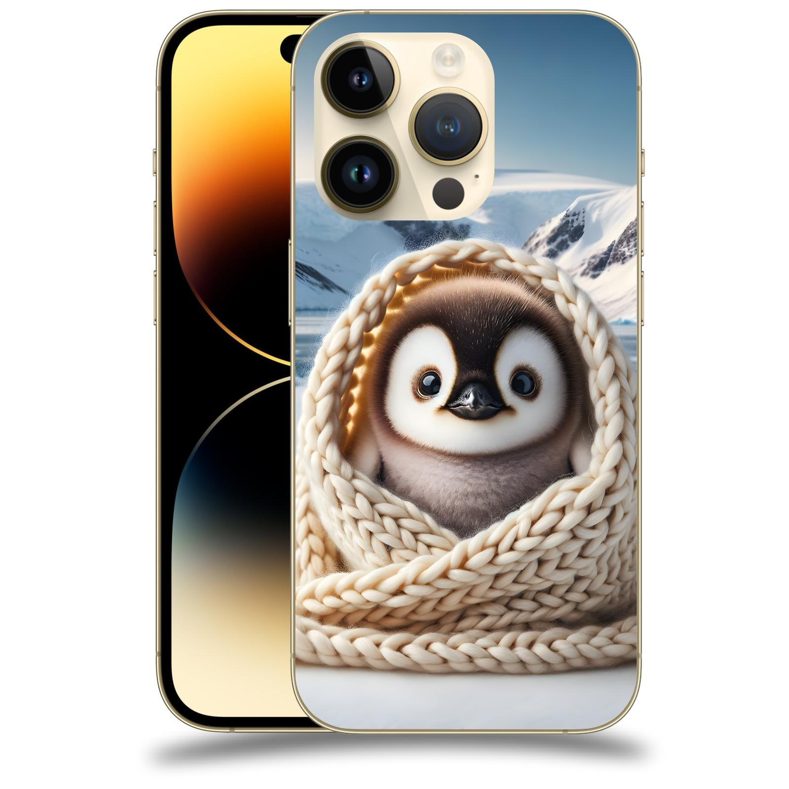 ACOVER Kryt na mobil Apple iPhone 14 Pro - Tučňák