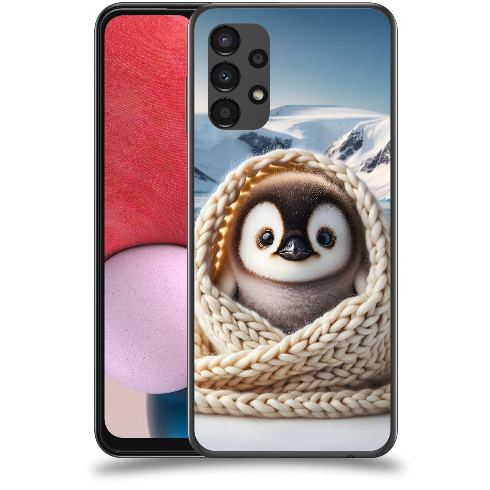 ACOVER Kryt na mobil Samsung Galaxy A13 4G A135 - Tučňák