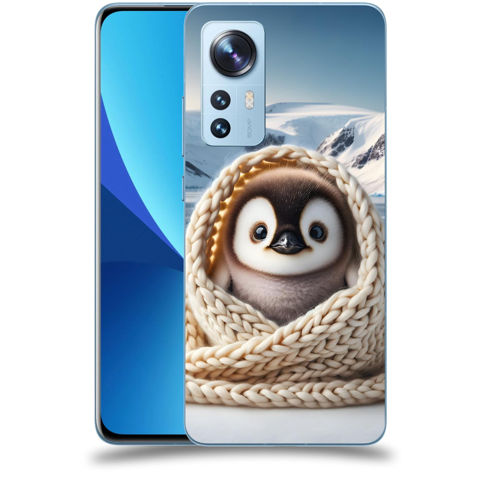 ACOVER Kryt na mobil Xiaomi 12 - Tučňák