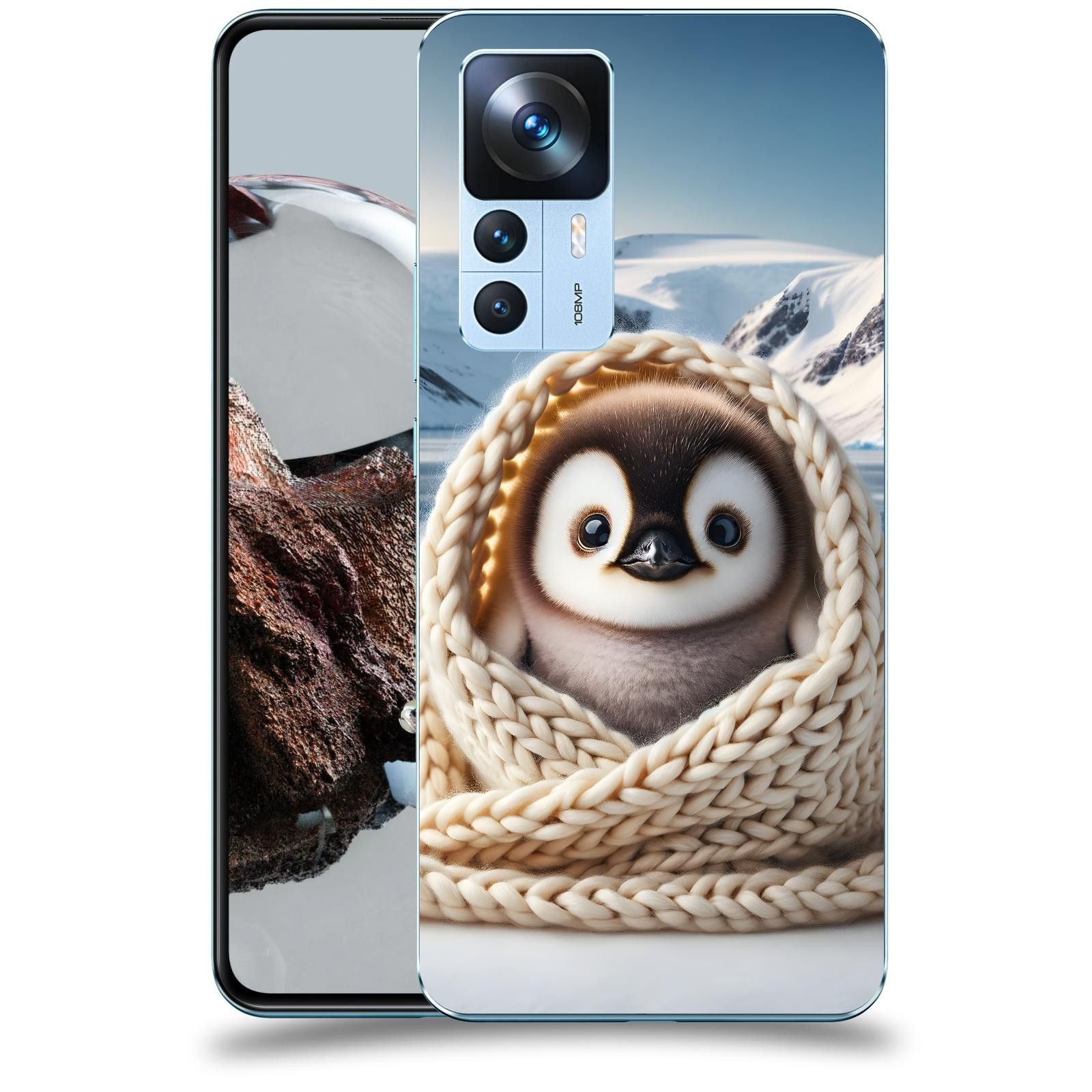ACOVER Kryt na mobil Xiaomi 12T - Tučňák