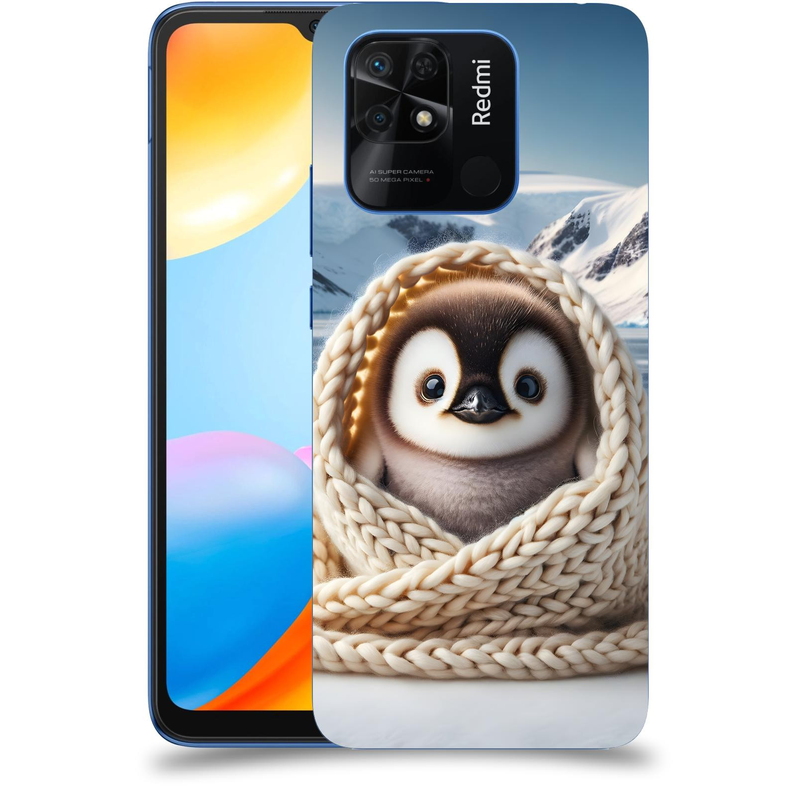 ACOVER Kryt na mobil Xiaomi Redmi 10C - Tučňák