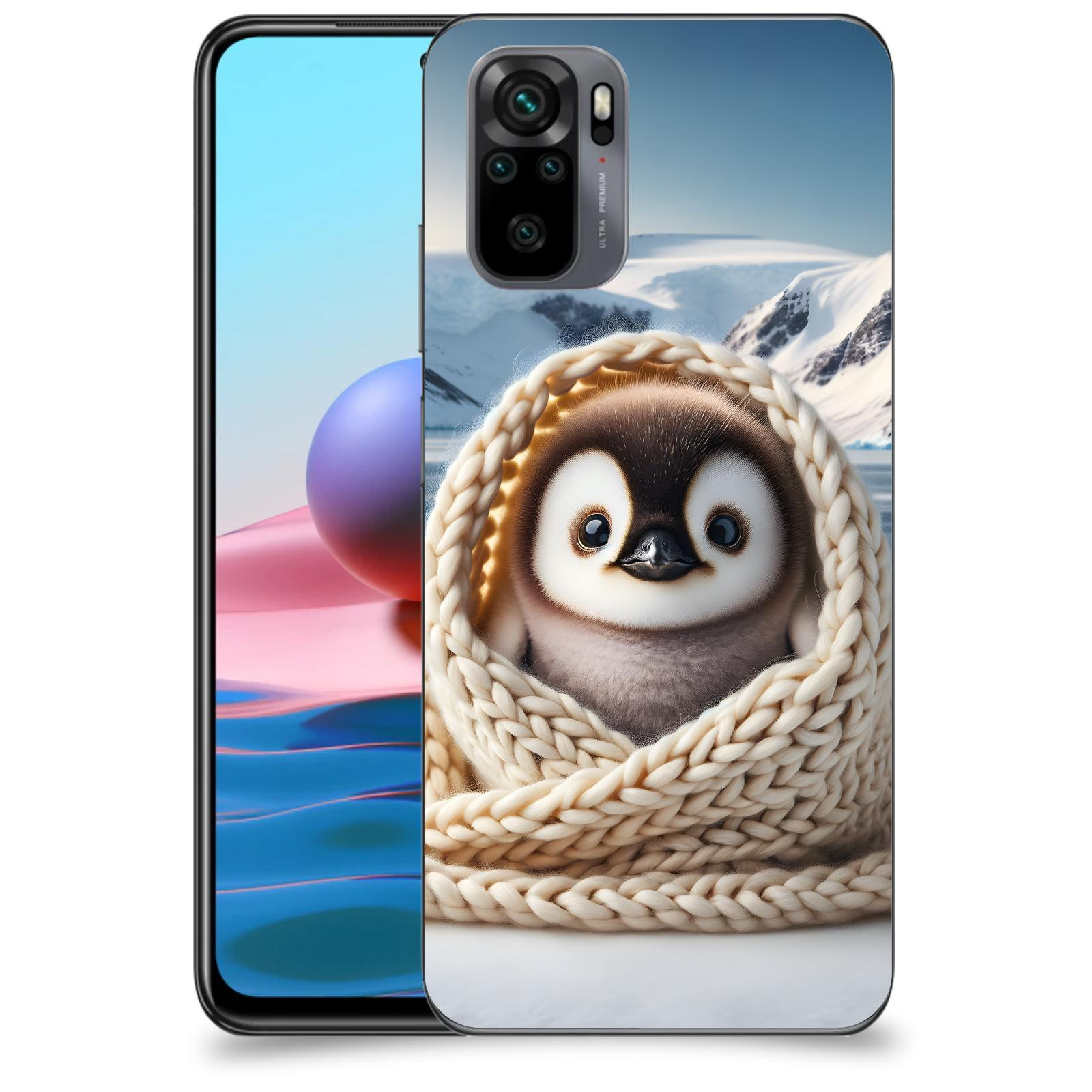 ACOVER Kryt na mobil Xiaomi Redmi Note 10 - Tučňák
