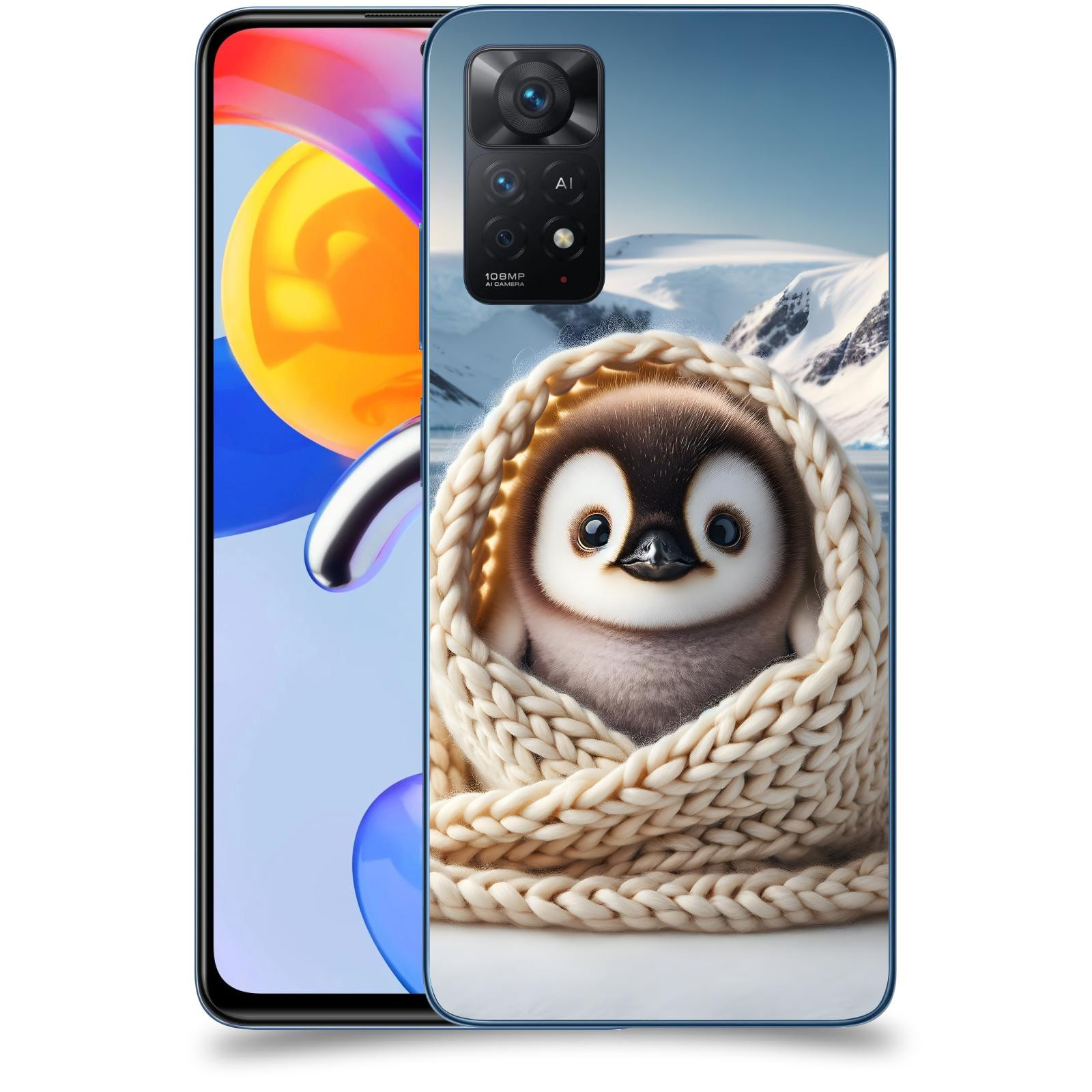ACOVER Kryt na mobil Xiaomi Redmi Note 11 Pro 5G - Tučňák