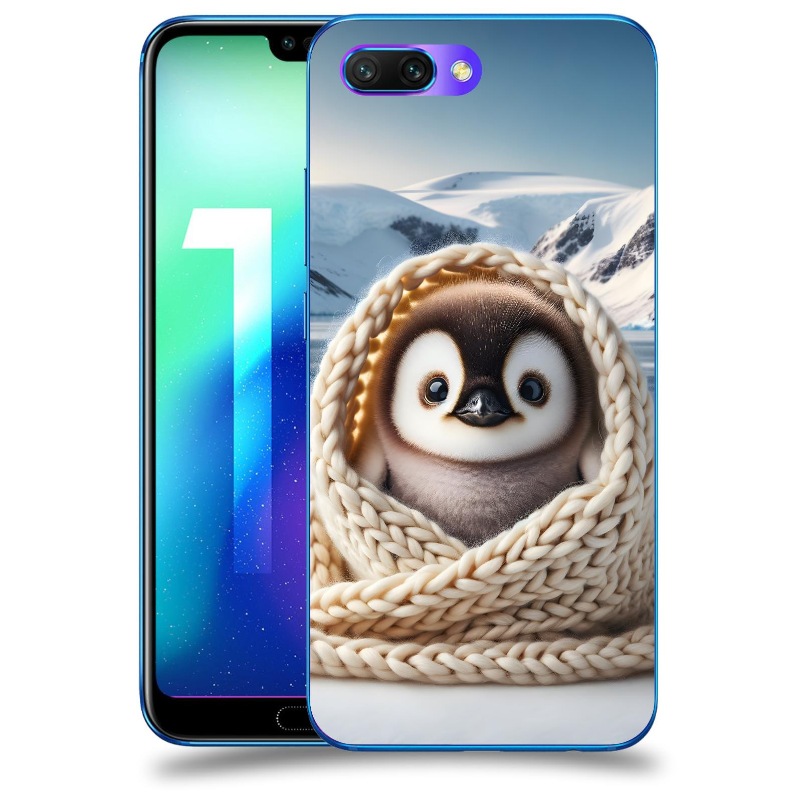 ACOVER Kryt na mobil Honor 10 - Tučňák