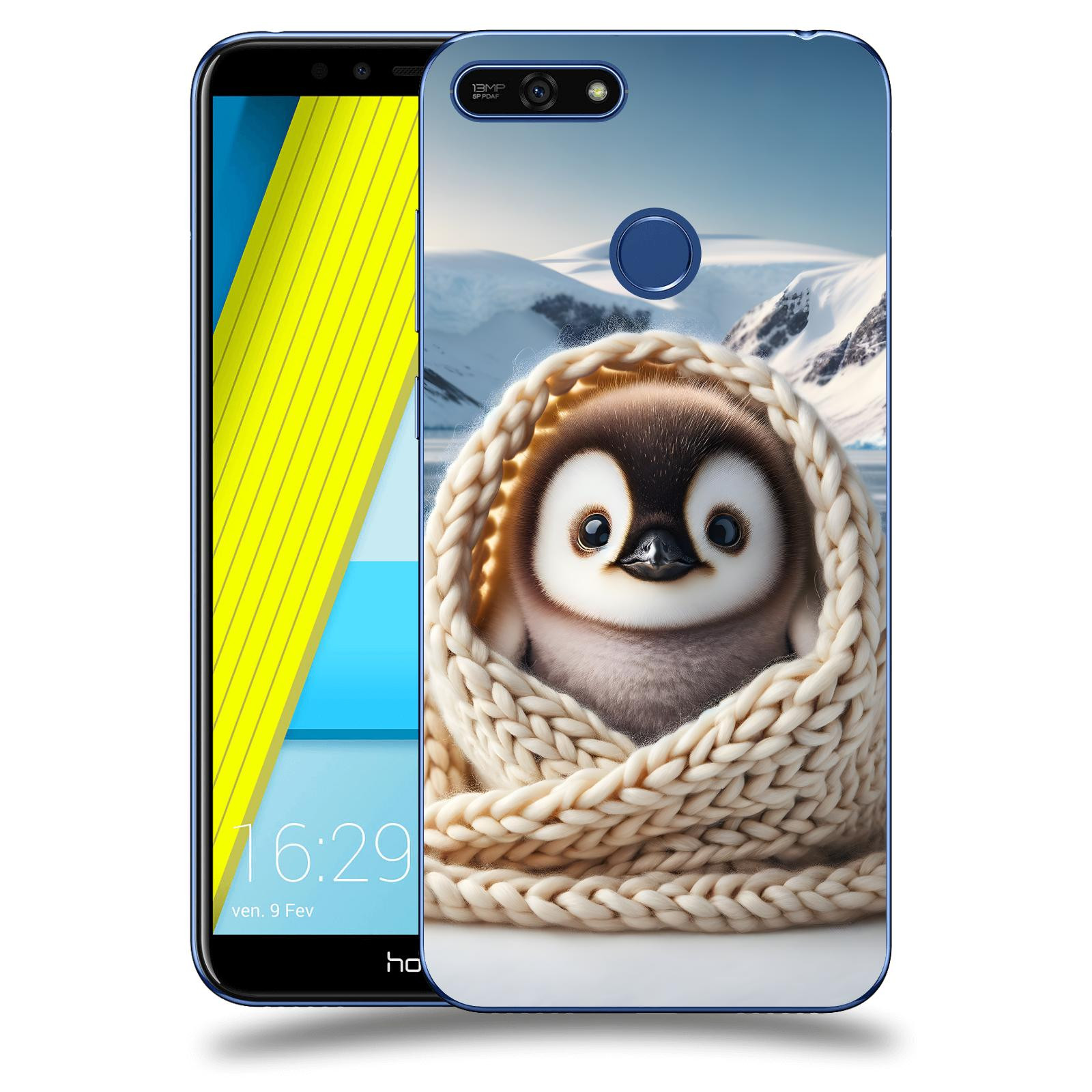 ACOVER Kryt na mobil Honor 7A - Tučňák