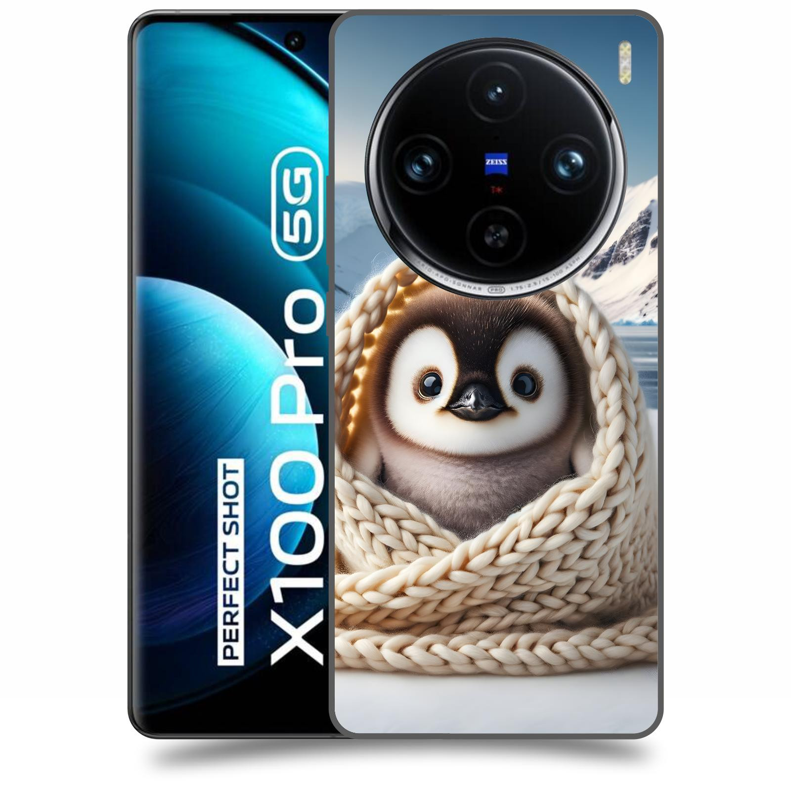 ACOVER Kryt na mobil Vivo X100 Pro 5G - Tučňák