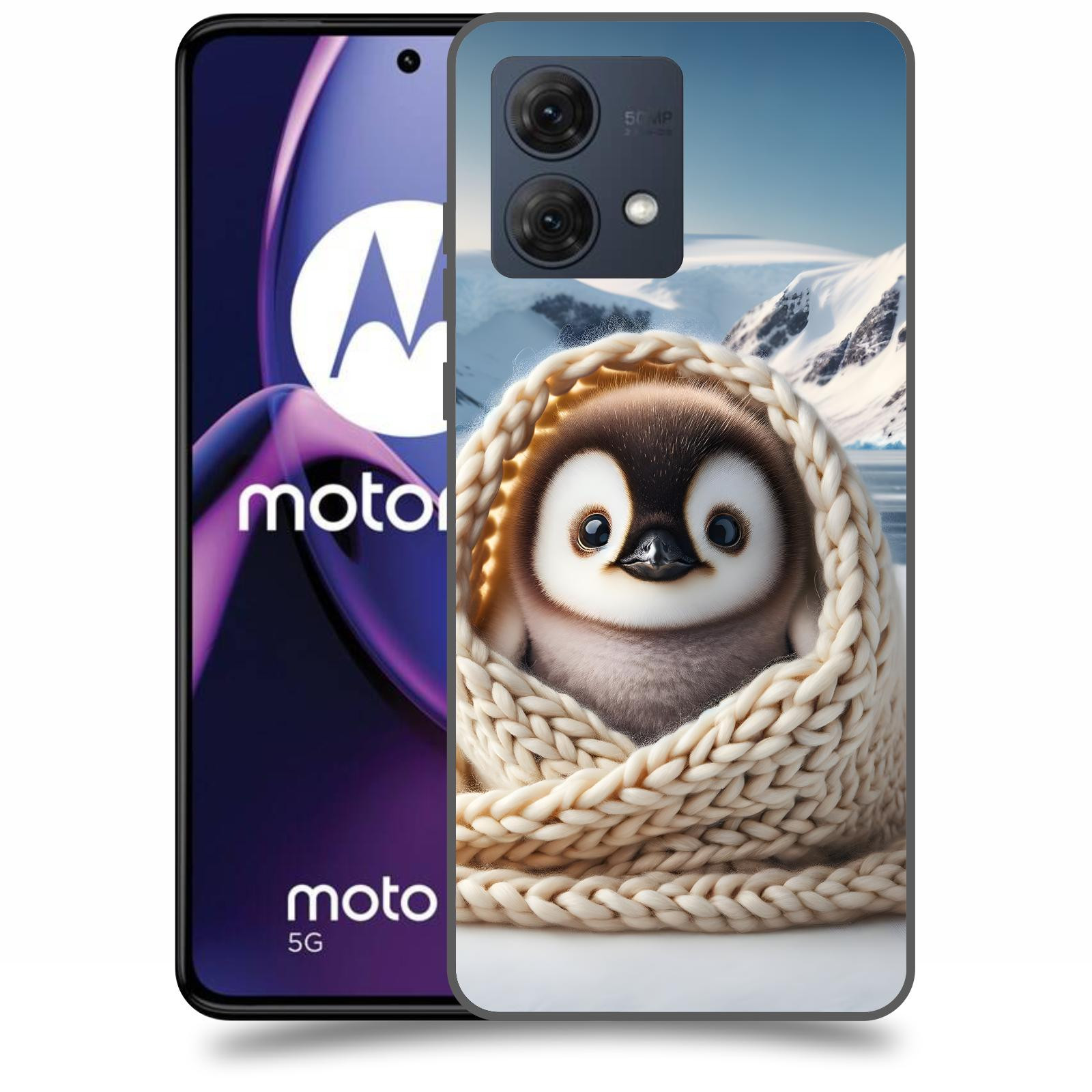 ACOVER Kryt na mobil Motorola Moto G84 5G - Tučňák