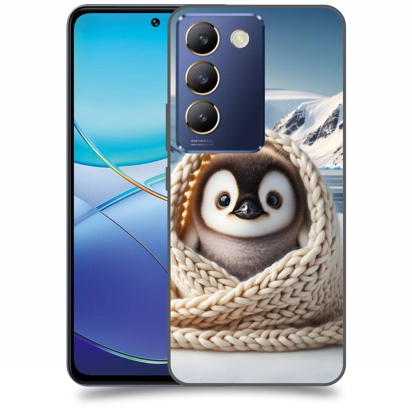 ACOVER Kryt na mobil Vivo V40SE - Tučňák