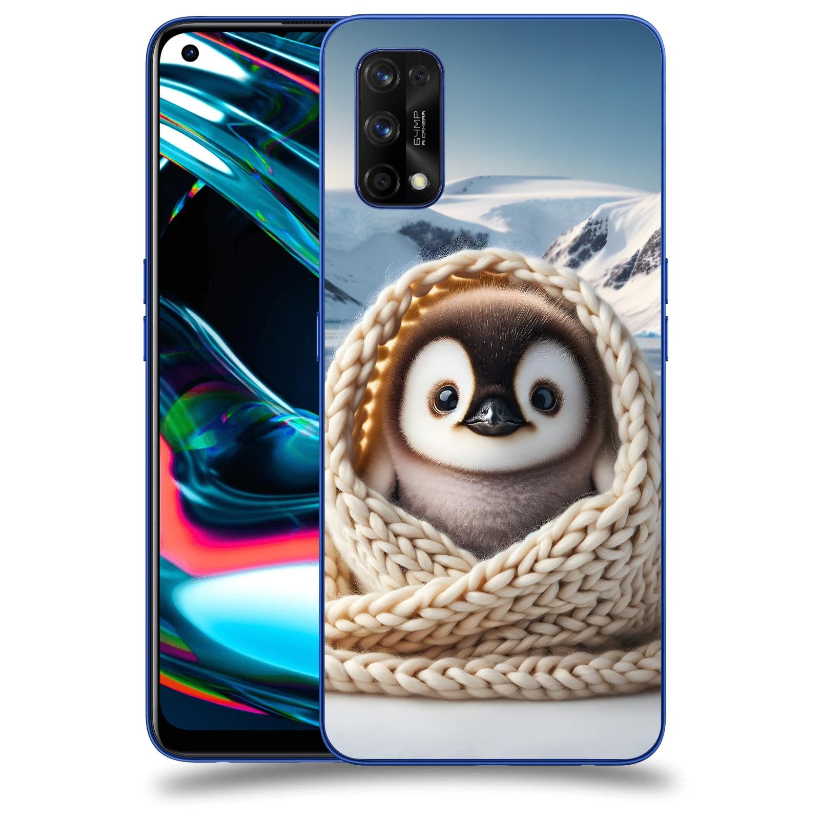 ACOVER Kryt na mobil Realme 7 Pro - Tučňák