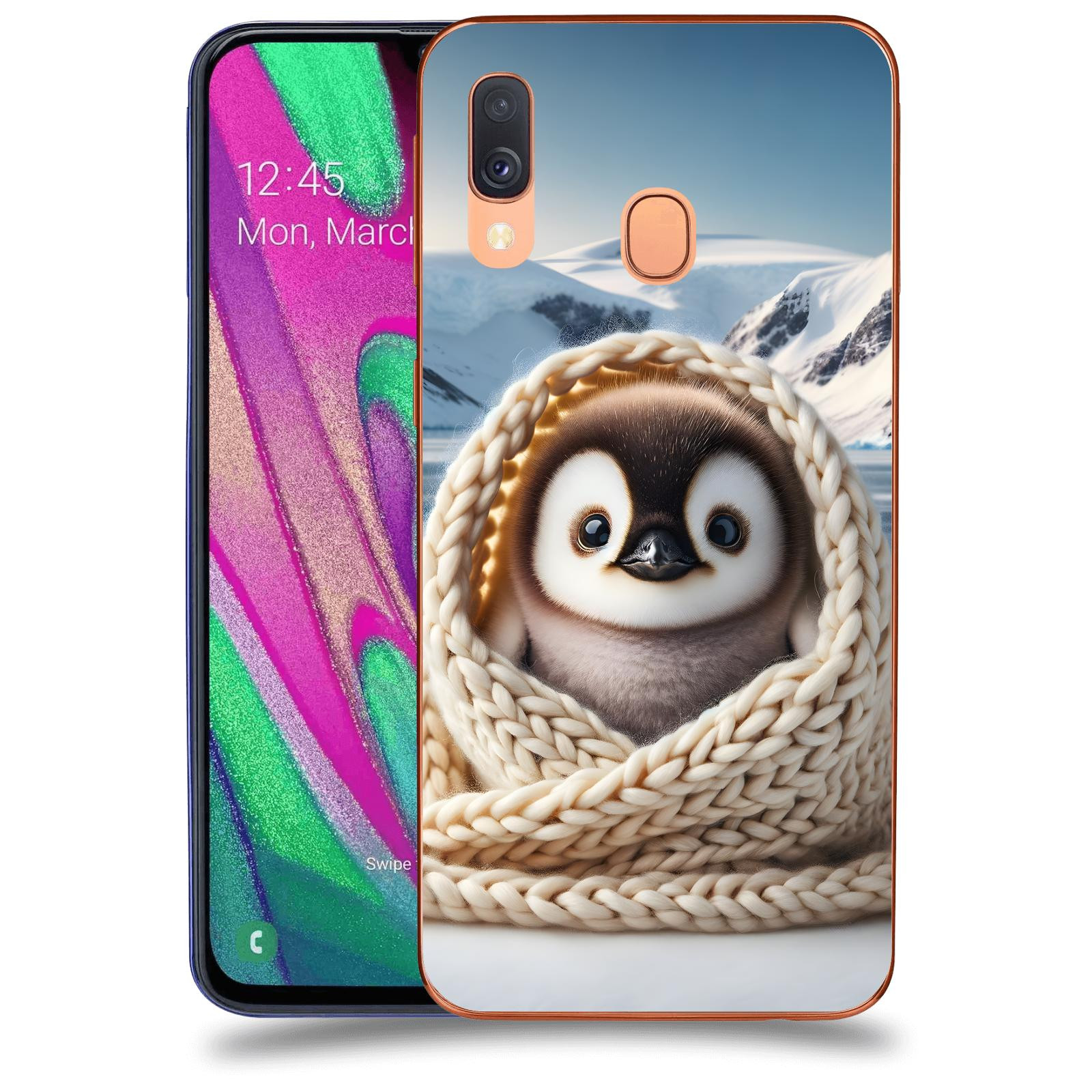 ACOVER Kryt na mobil Samsung Galaxy A40 A405F - Tučňák