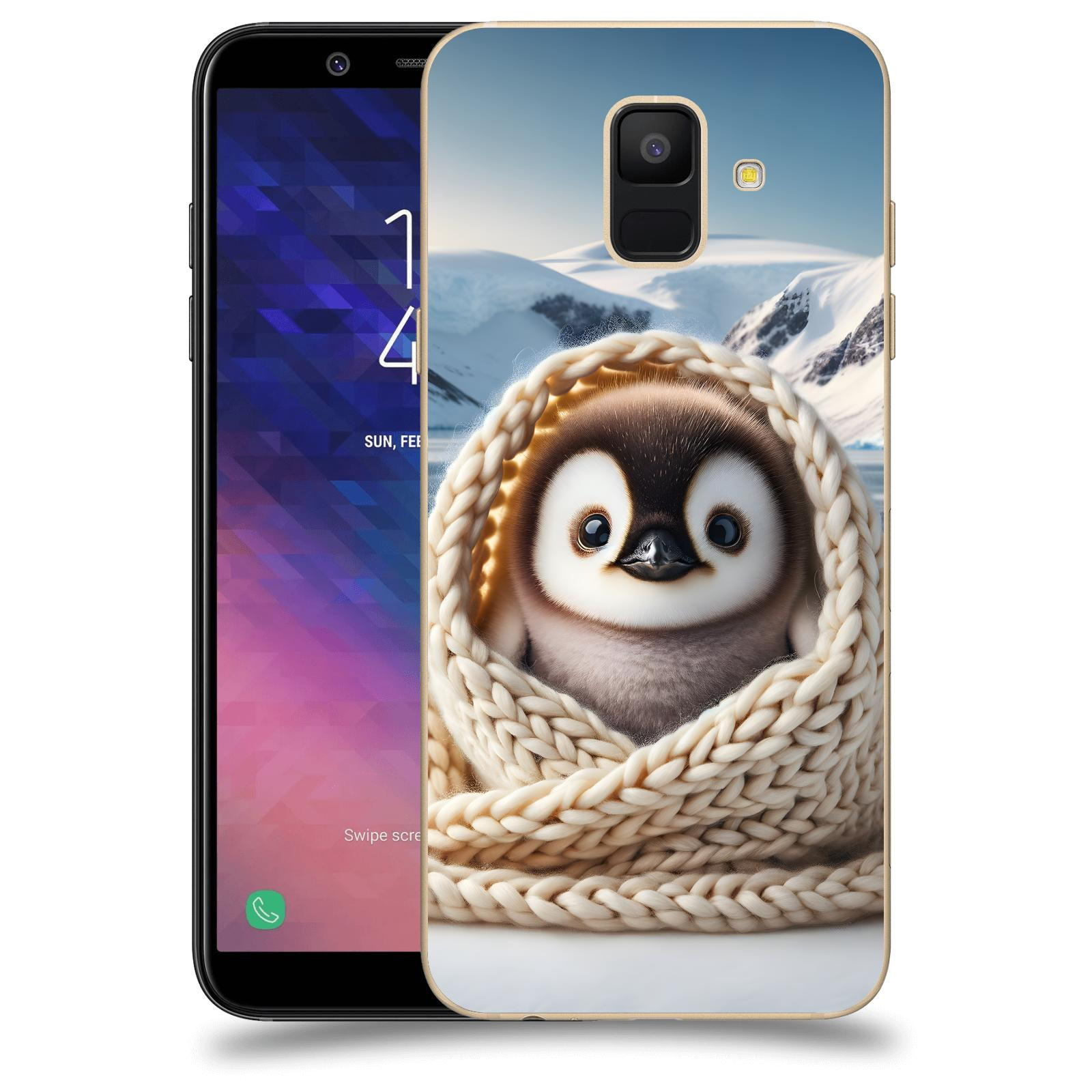 ACOVER Kryt na mobil Samsung Galaxy A6 A600F - Tučňák