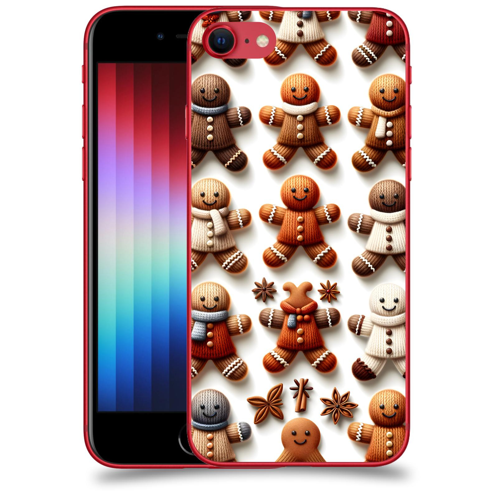 ACOVER Kryt na mobil Apple iPhone SE 2022 - Perníčky 2