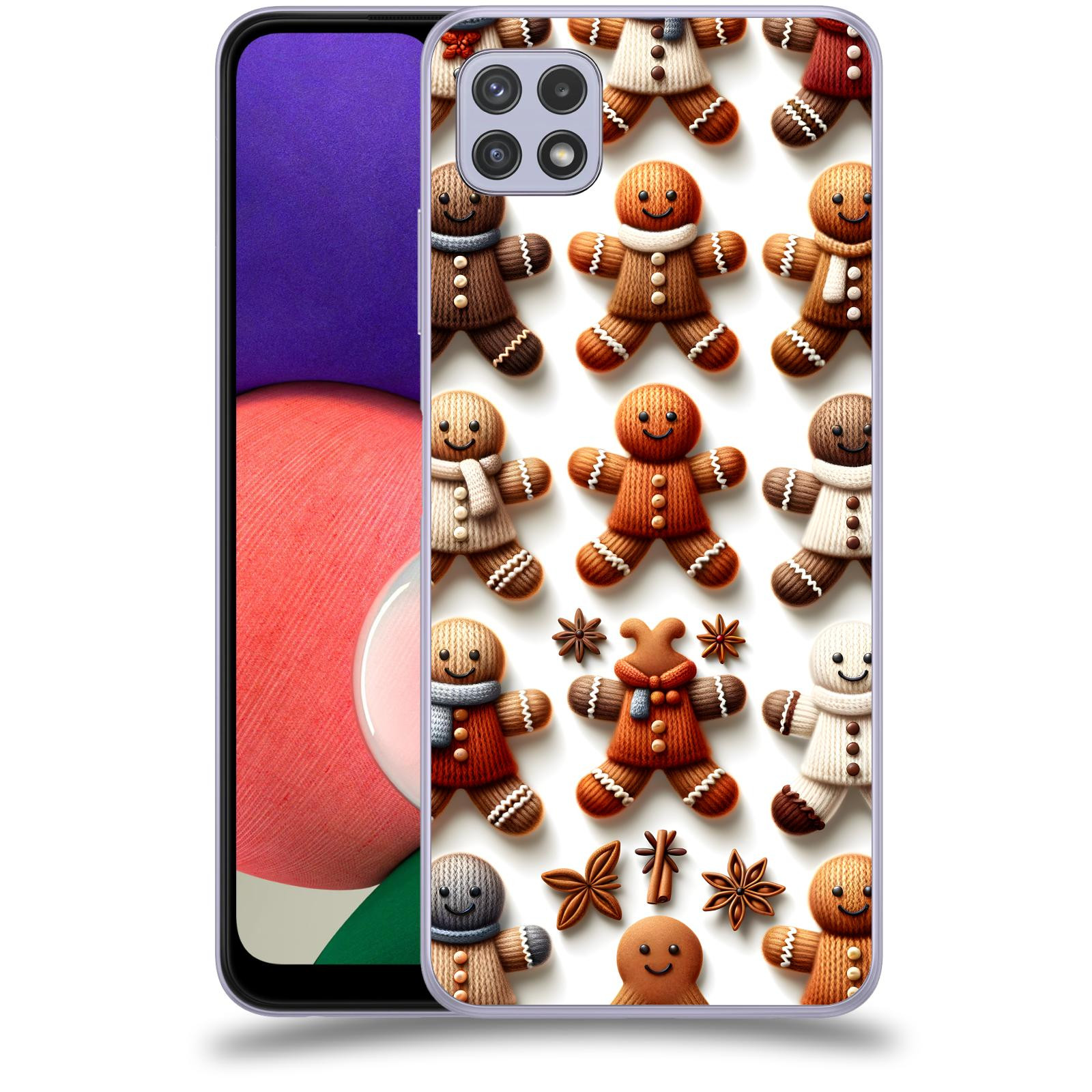 ACOVER Kryt na mobil Samsung Galaxy A22 5G A226B - Perníčky 2