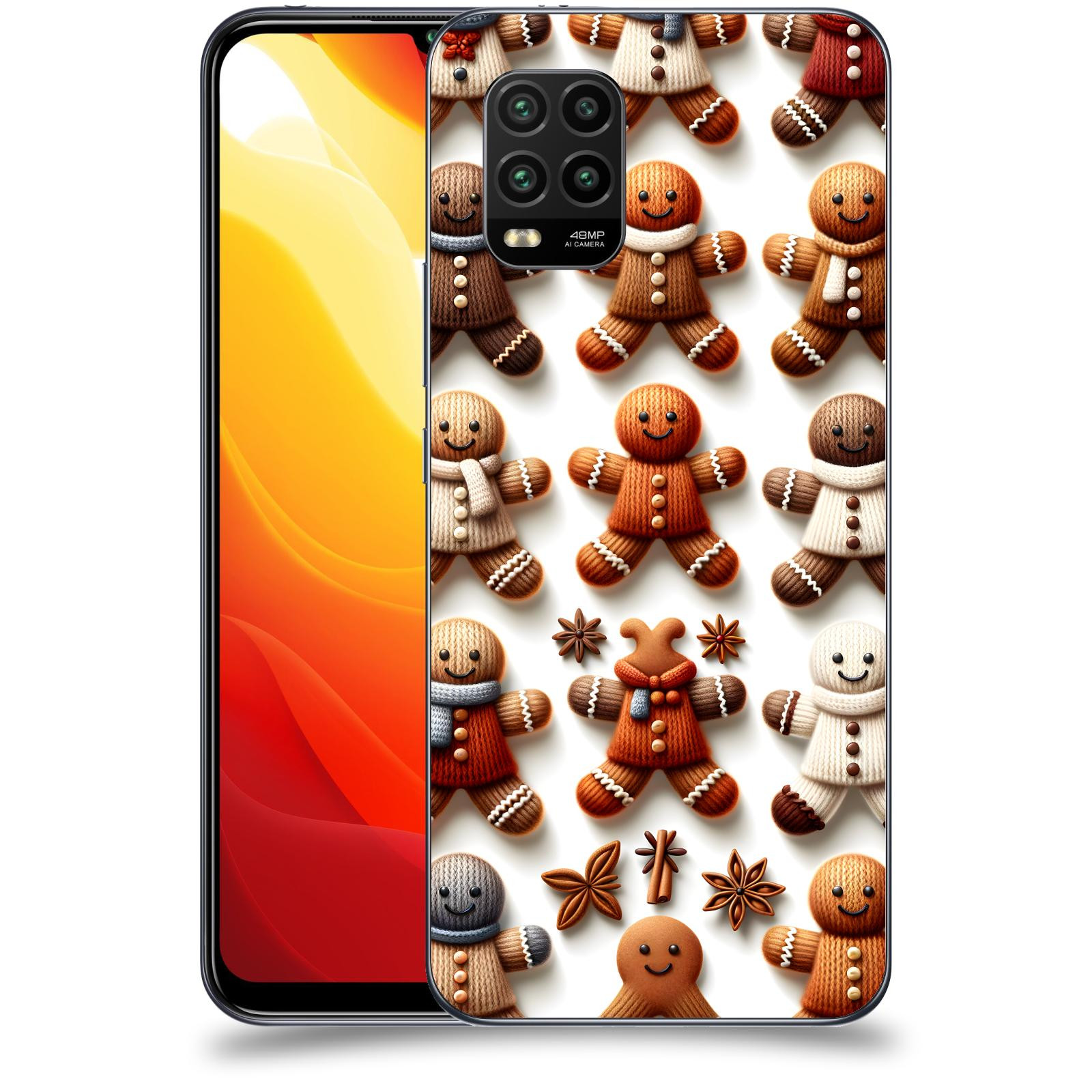 ACOVER Kryt na mobil Xiaomi Mi 10 Lite - Perníčky 2