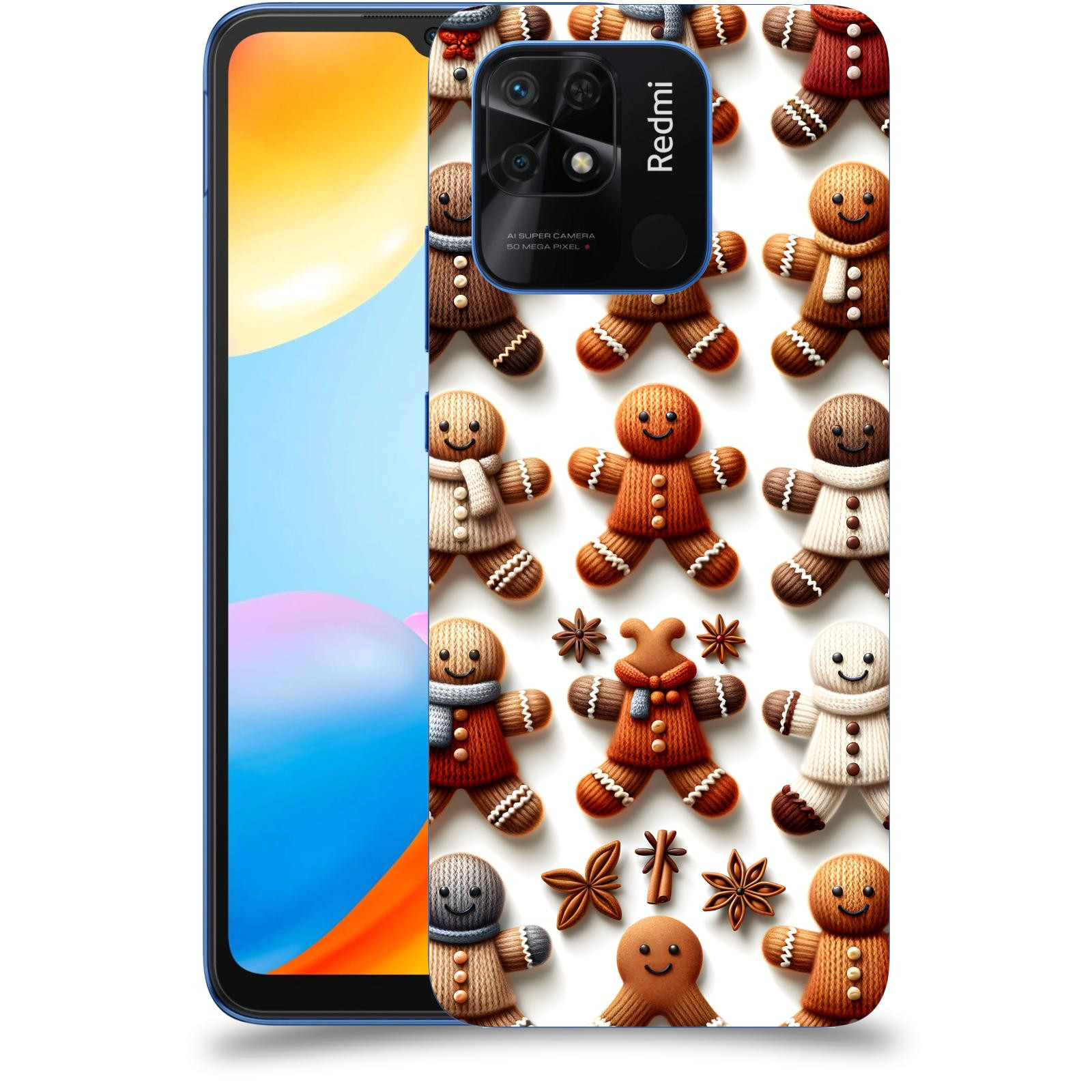 ACOVER Kryt na mobil Xiaomi Redmi 10C - Perníčky 2