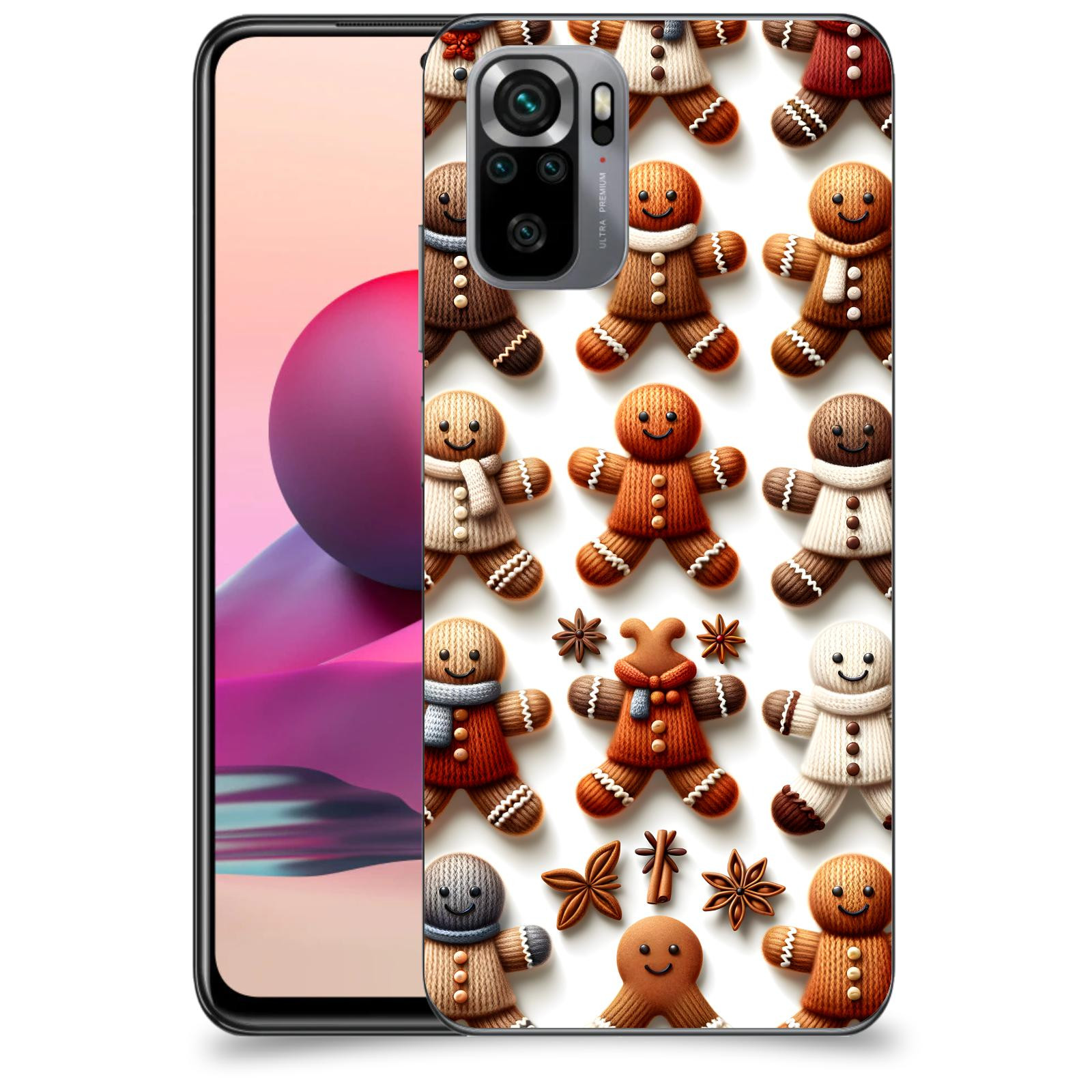 ACOVER Kryt na mobil Xiaomi Redmi Note 10S - Perníčky 2