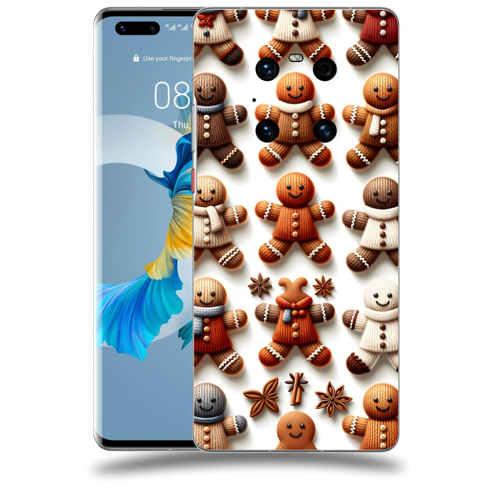 ACOVER Kryt na mobil Huawei Mate 40 Pro - Perníčky 2