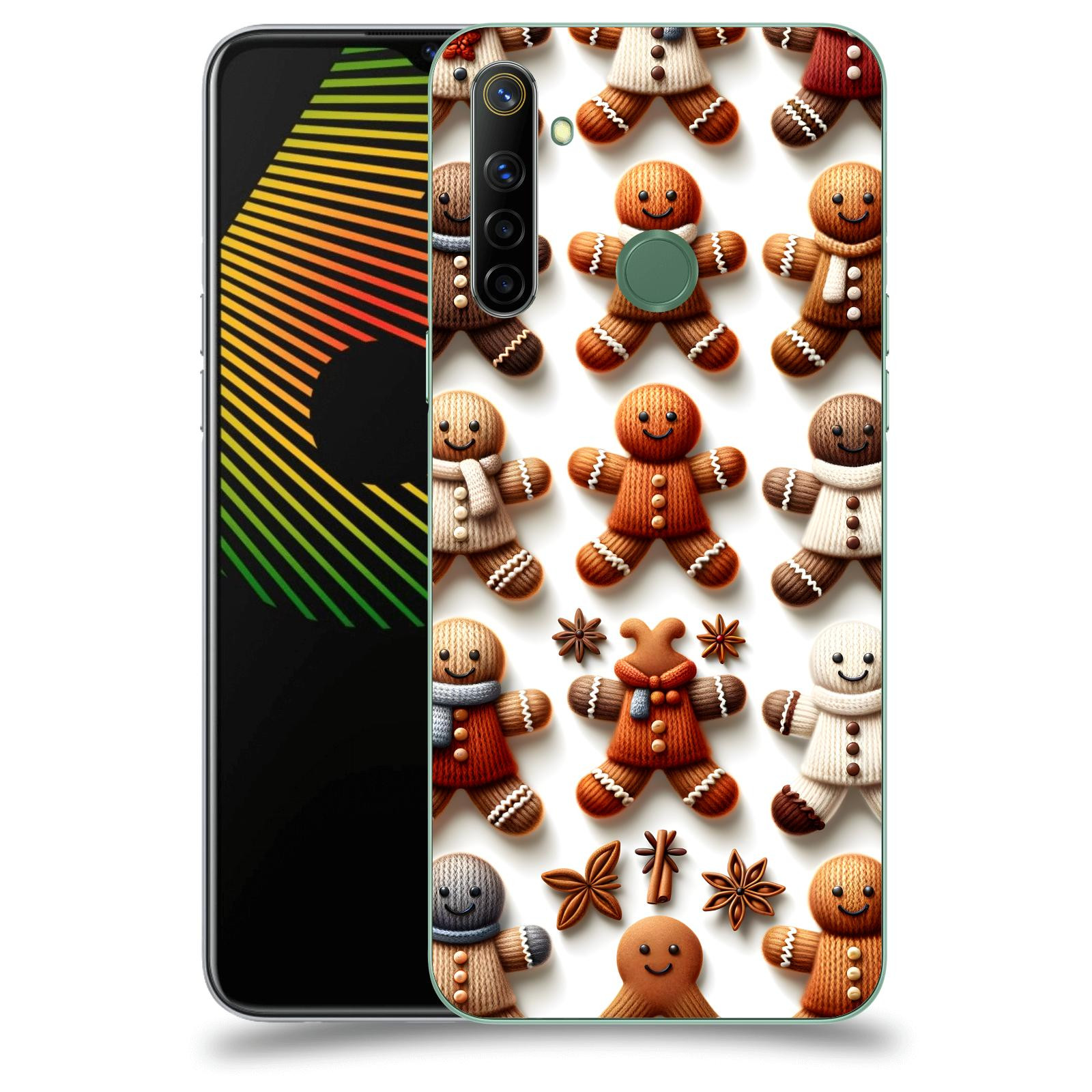 ACOVER Kryt na mobil Realme 6i - Perníčky 2