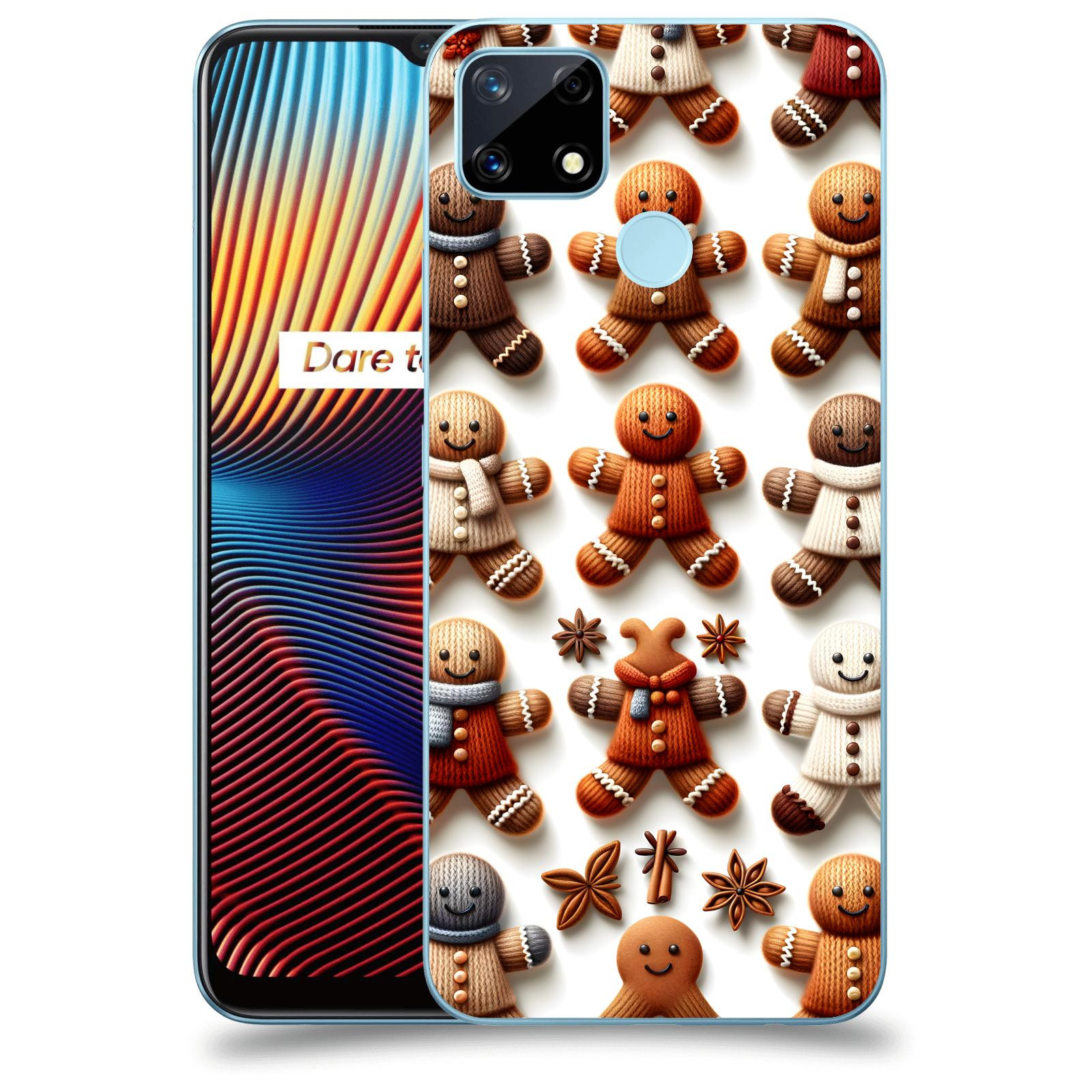 ACOVER Kryt na mobil Realme 7i - Perníčky 2