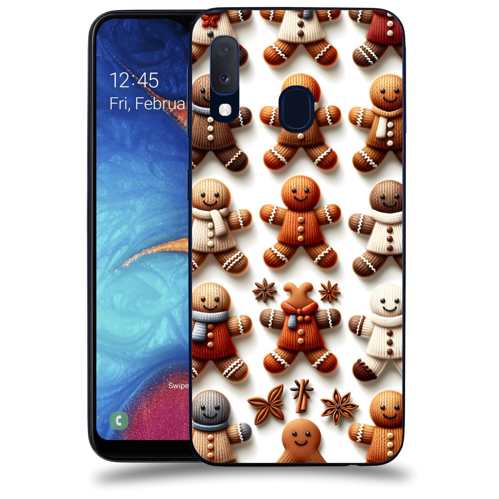 ACOVER Kryt na mobil Samsung Galaxy A20e A202F - Perníčky 2