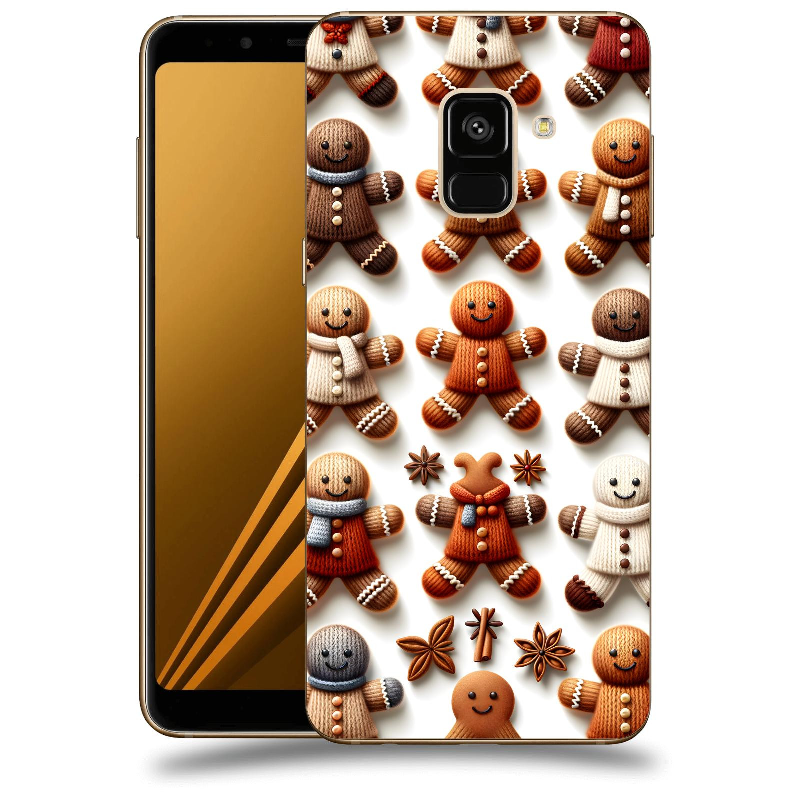 ACOVER Kryt na mobil Samsung Galaxy A8 2018 A530F - Perníčky 2
