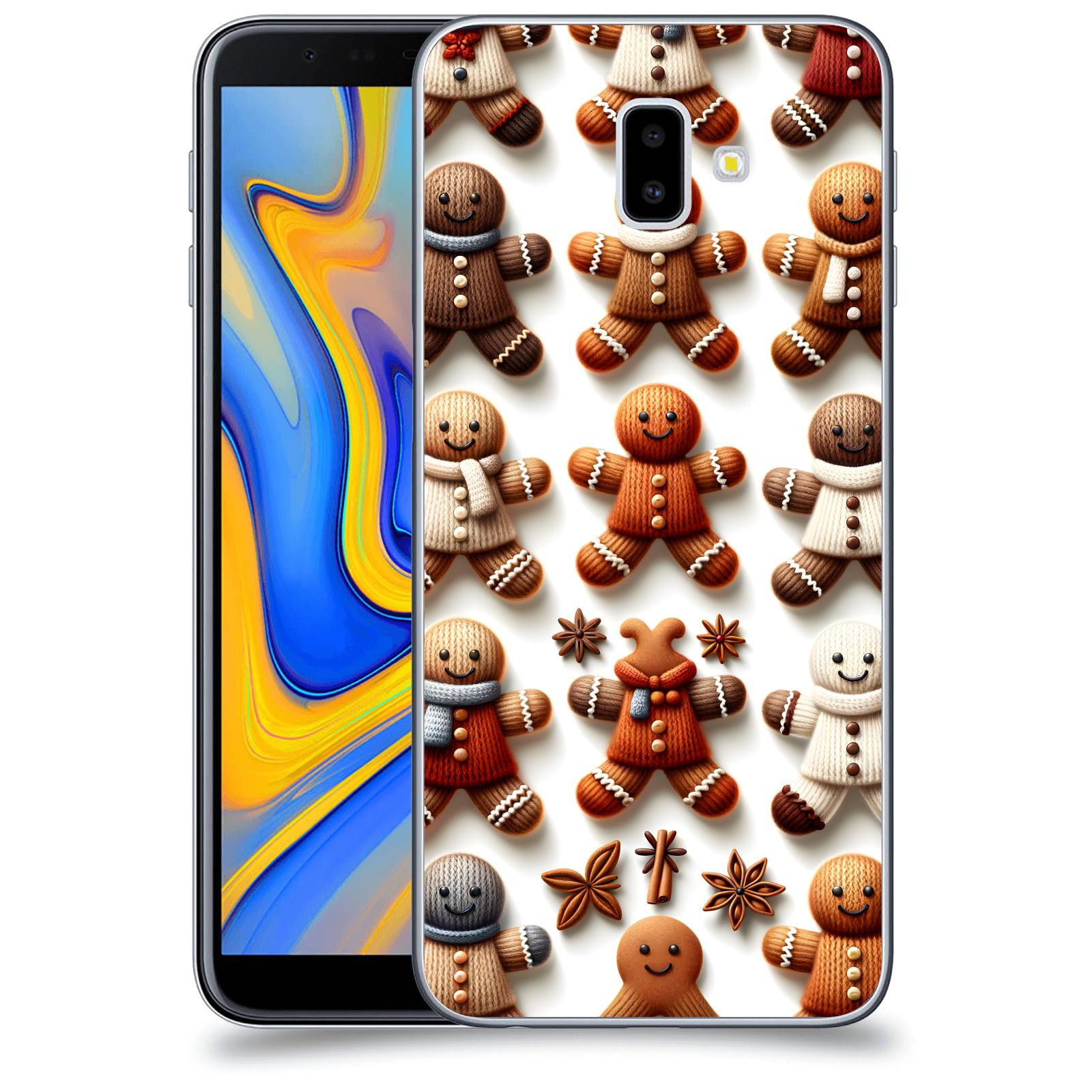 ACOVER Kryt na mobil Samsung Galaxy J6+ J610F - Perníčky 2