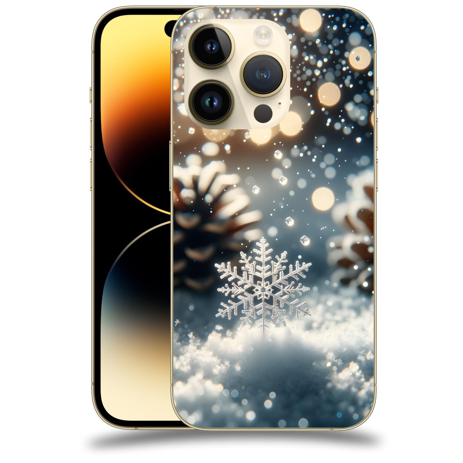 ACOVER Kryt na mobil Apple iPhone 14 Pro - Vločka