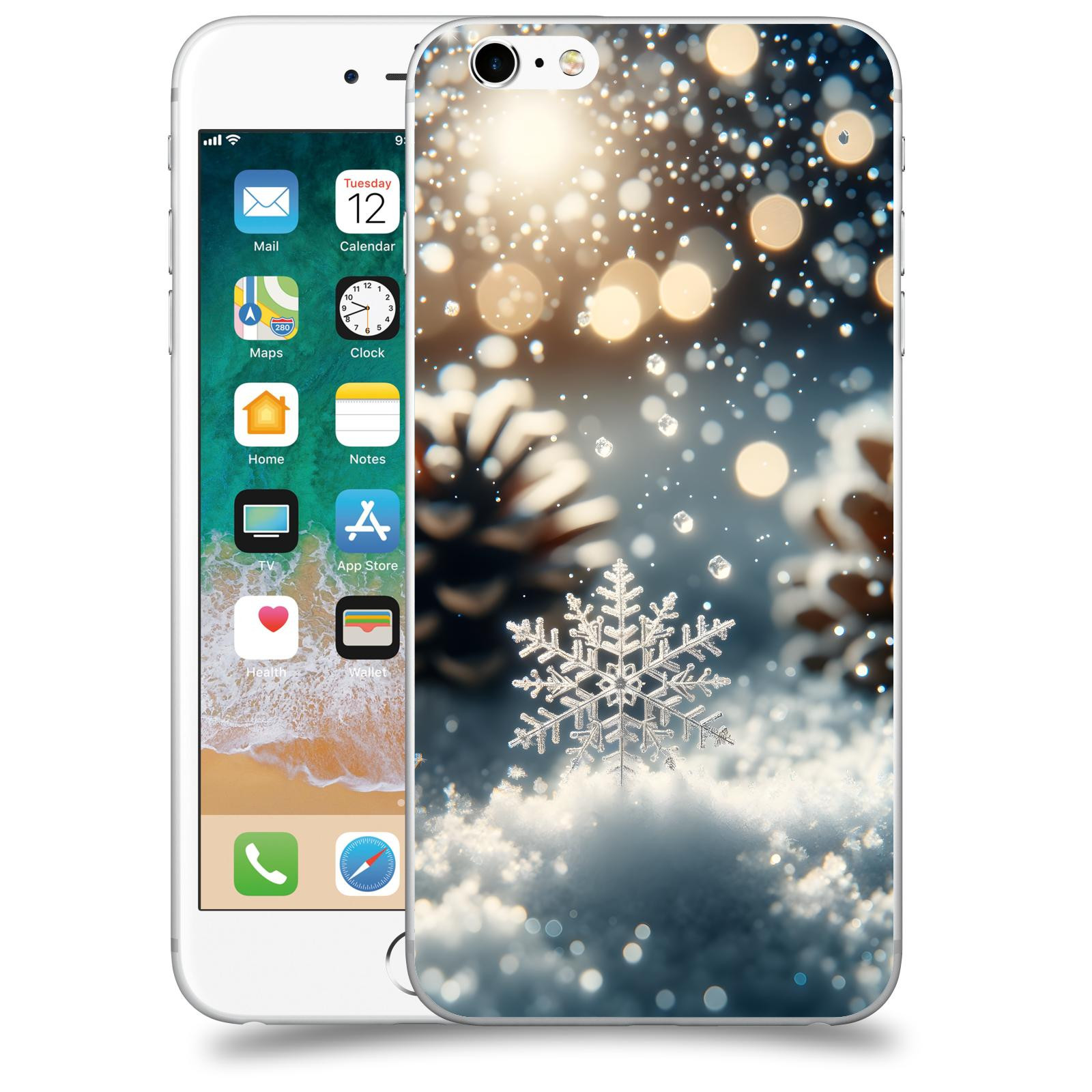 ACOVER Kryt na mobil Apple iPhone 6 Plus/6S Plus - Vločka