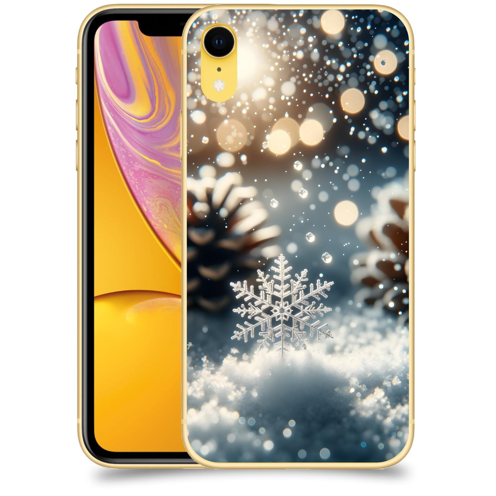 ACOVER Kryt na mobil Apple iPhone XR - Vločka