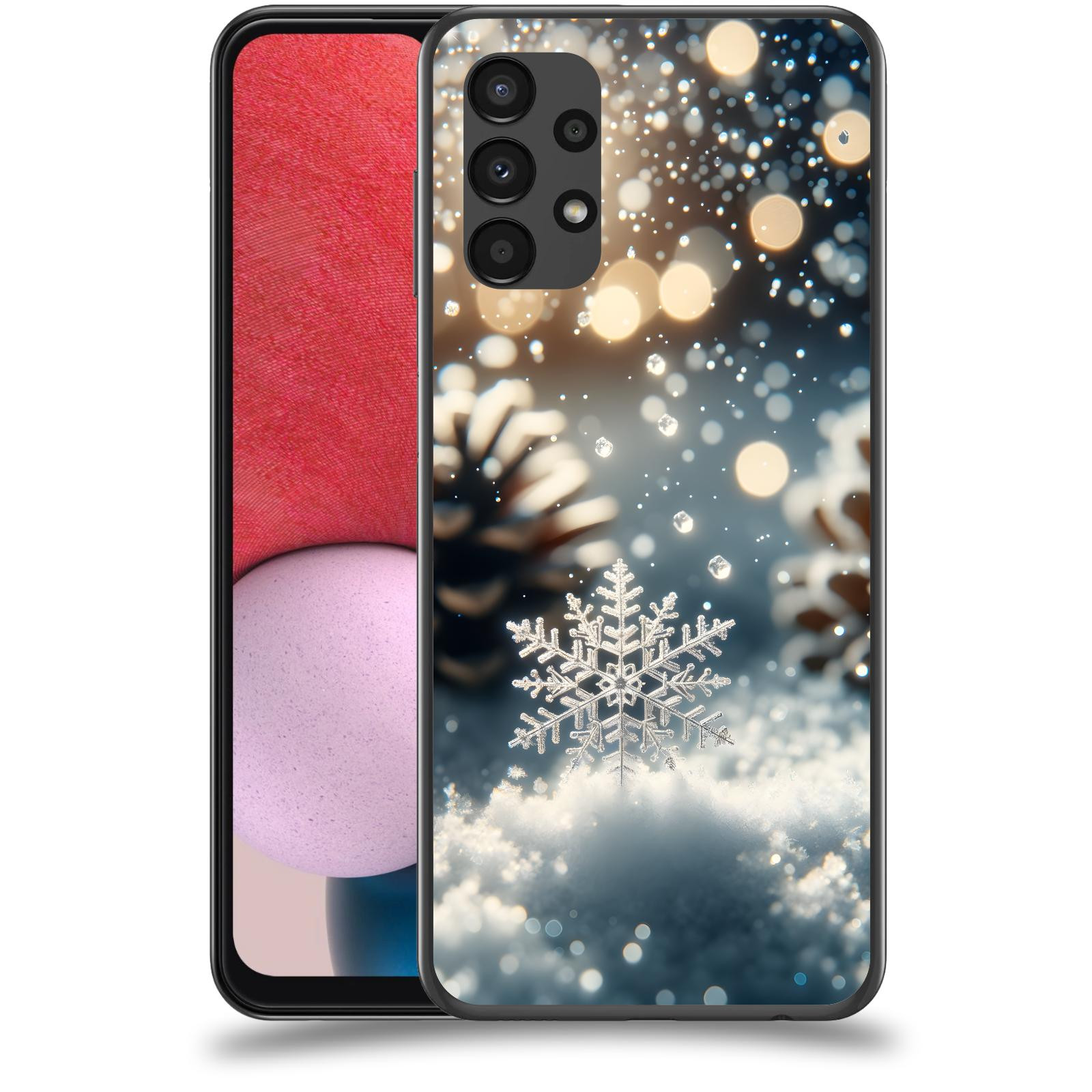 ACOVER Kryt na mobil Samsung Galaxy A13 4G A135 - Vločka