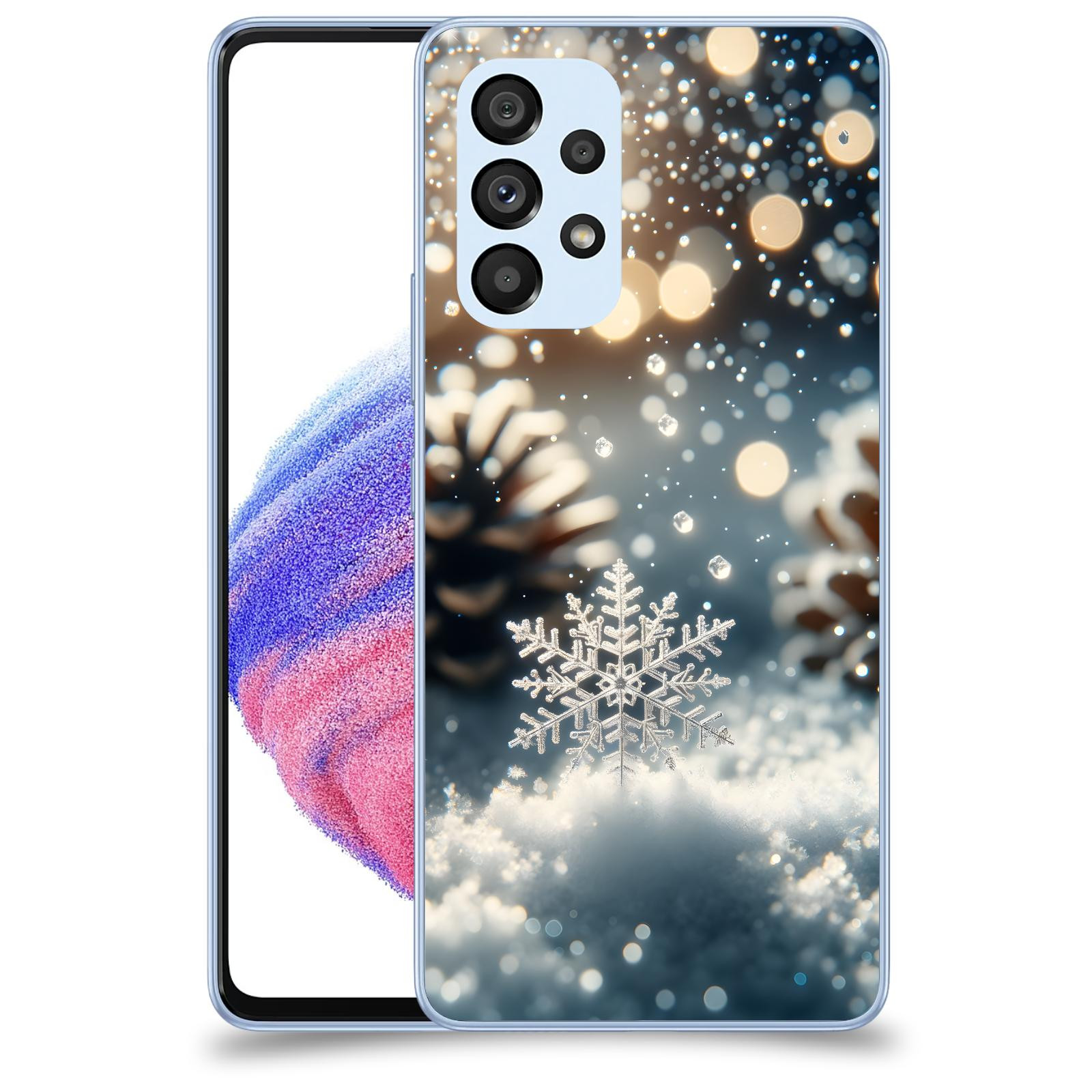 ACOVER Kryt na mobil Samsung Galaxy A32 5G A326B - Vločka