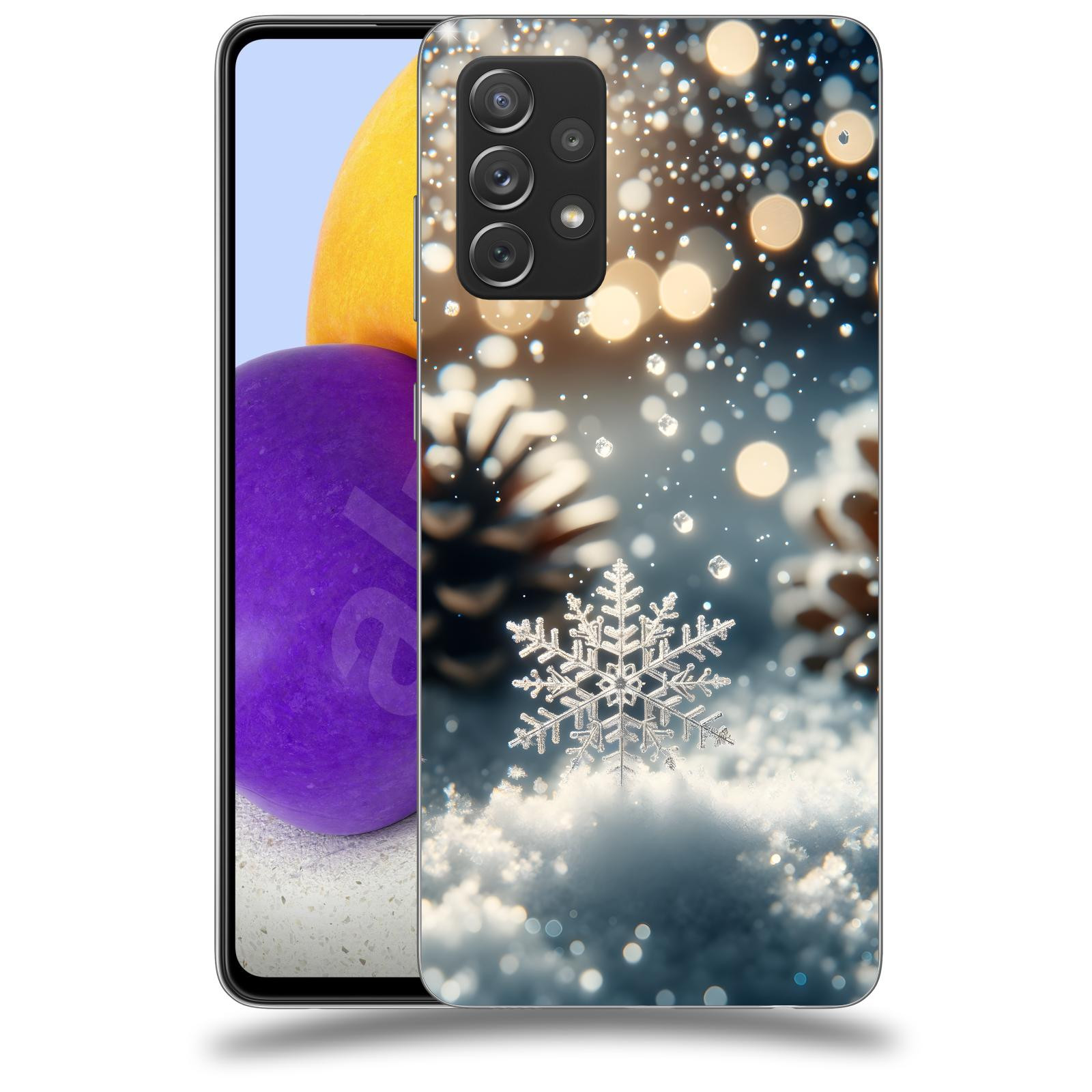 ACOVER Kryt na mobil Samsung Galaxy A73 5G - Vločka