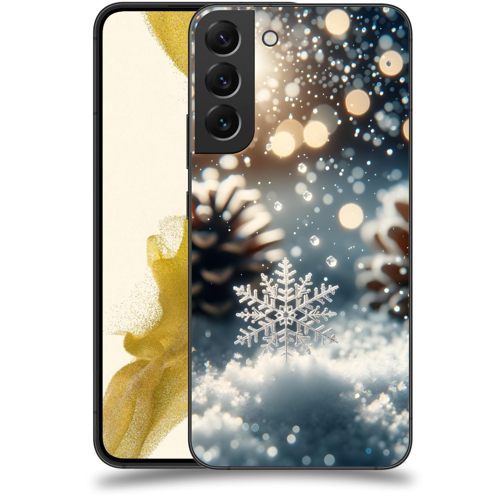 ACOVER Kryt na mobil Samsung Galaxy S22+ 5G - Vločka