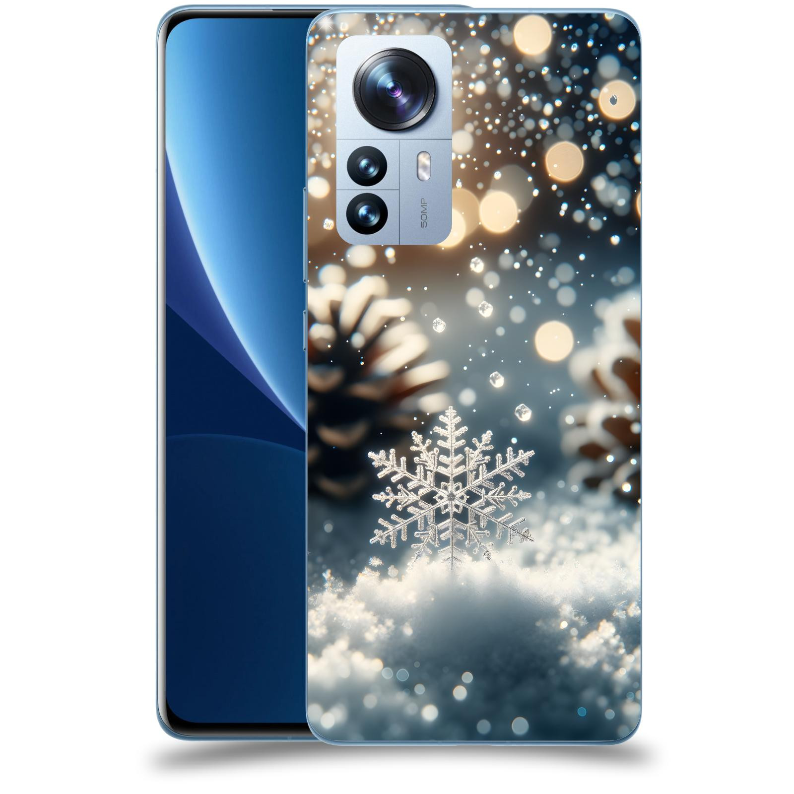ACOVER Kryt na mobil Xiaomi 12 Pro - Vločka