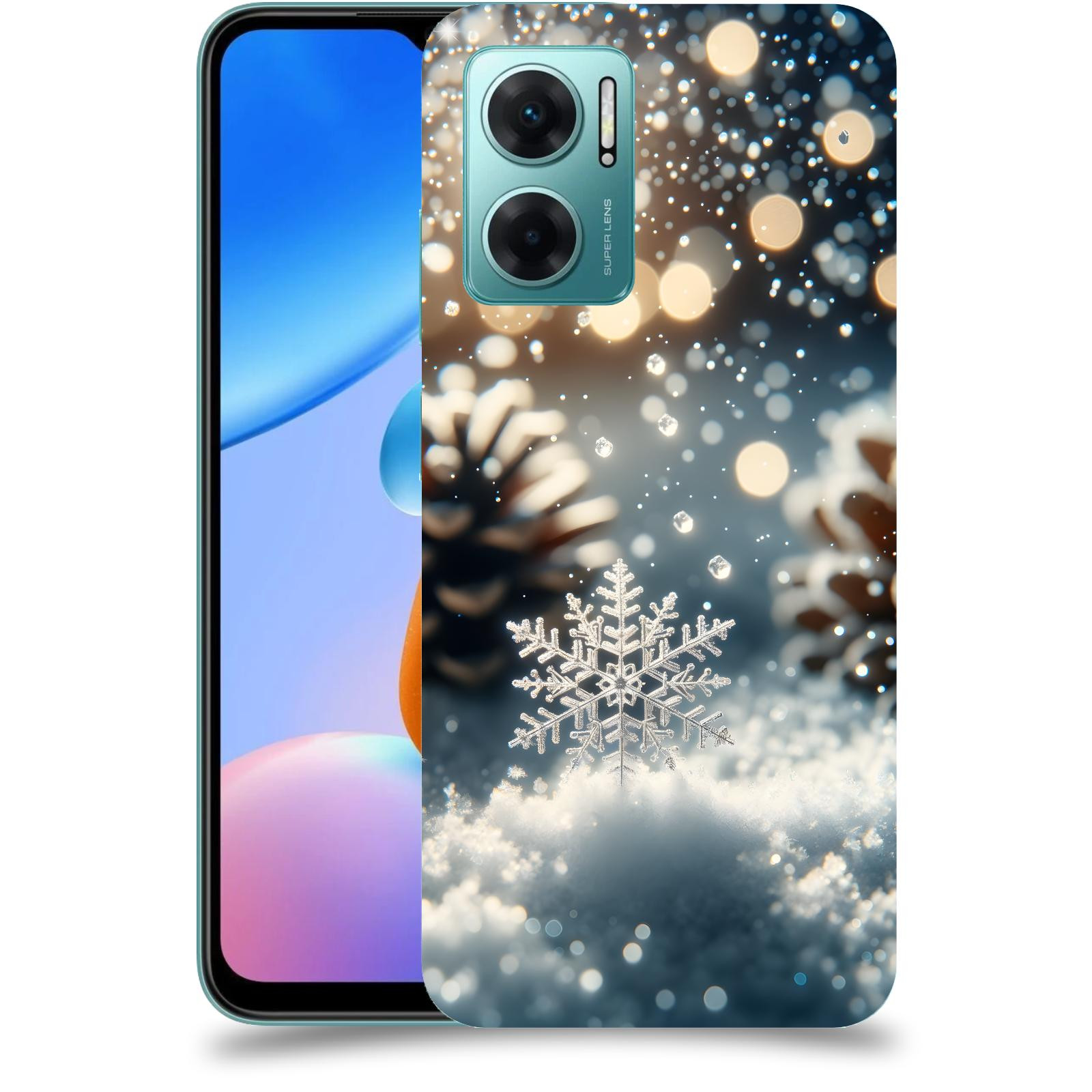 ACOVER Kryt na mobil Xiaomi Redmi 10 5G - Vločka