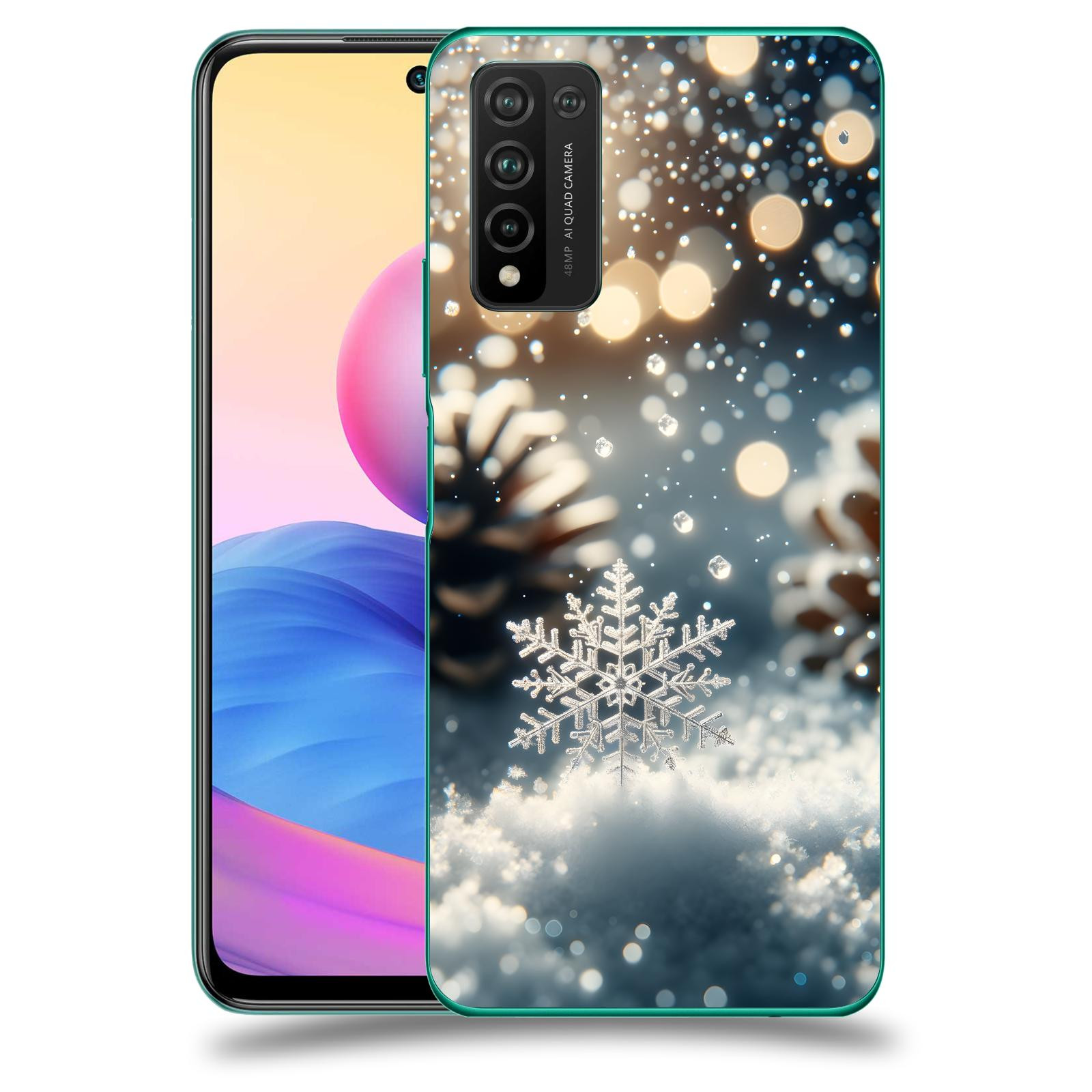 ACOVER Kryt na mobil Honor 10X Lite - Vločka