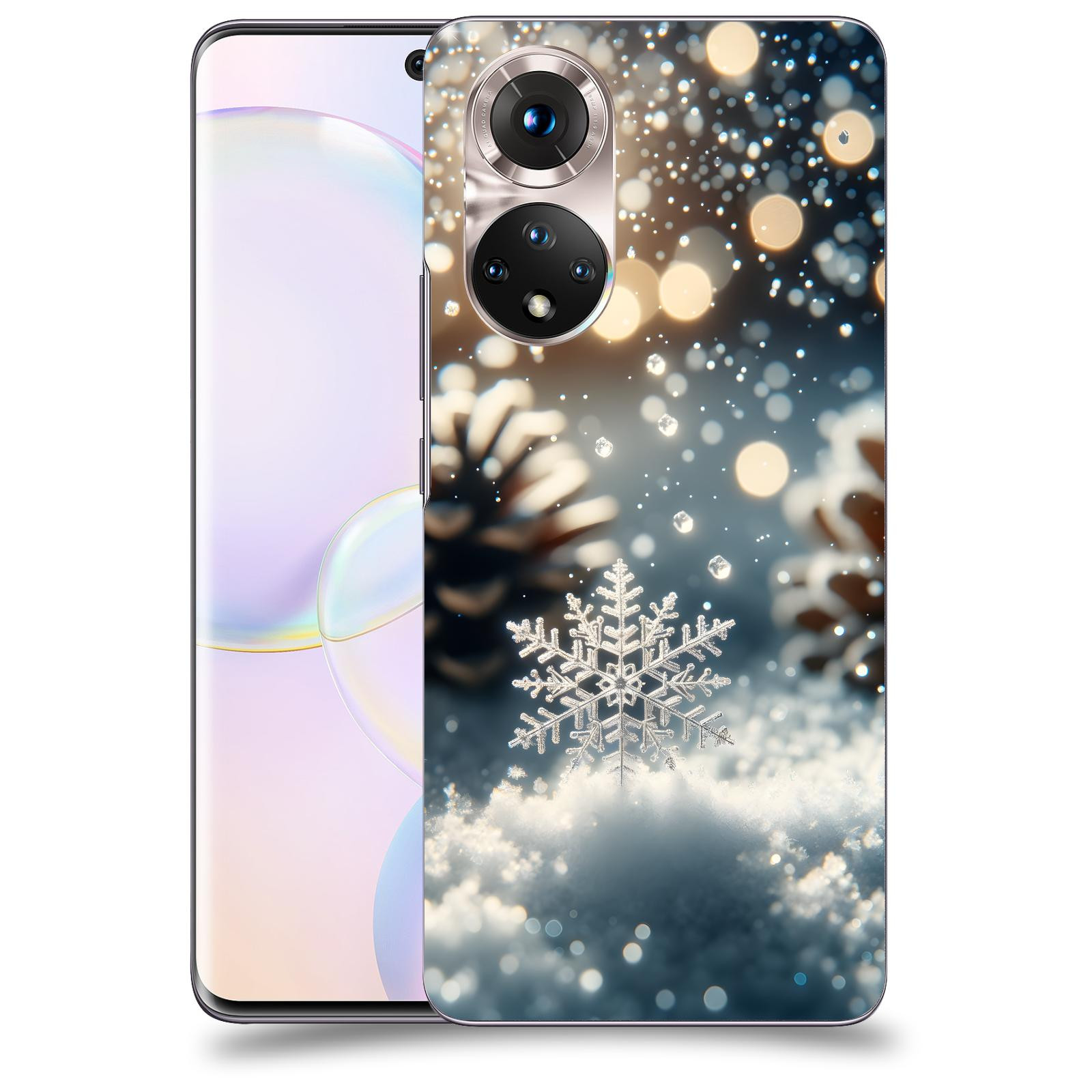 ACOVER Kryt na mobil Honor 50 5G - Vločka