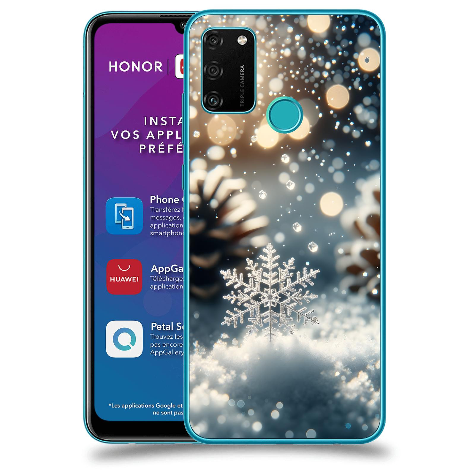 ACOVER Kryt na mobil Honor 9A - Vločka