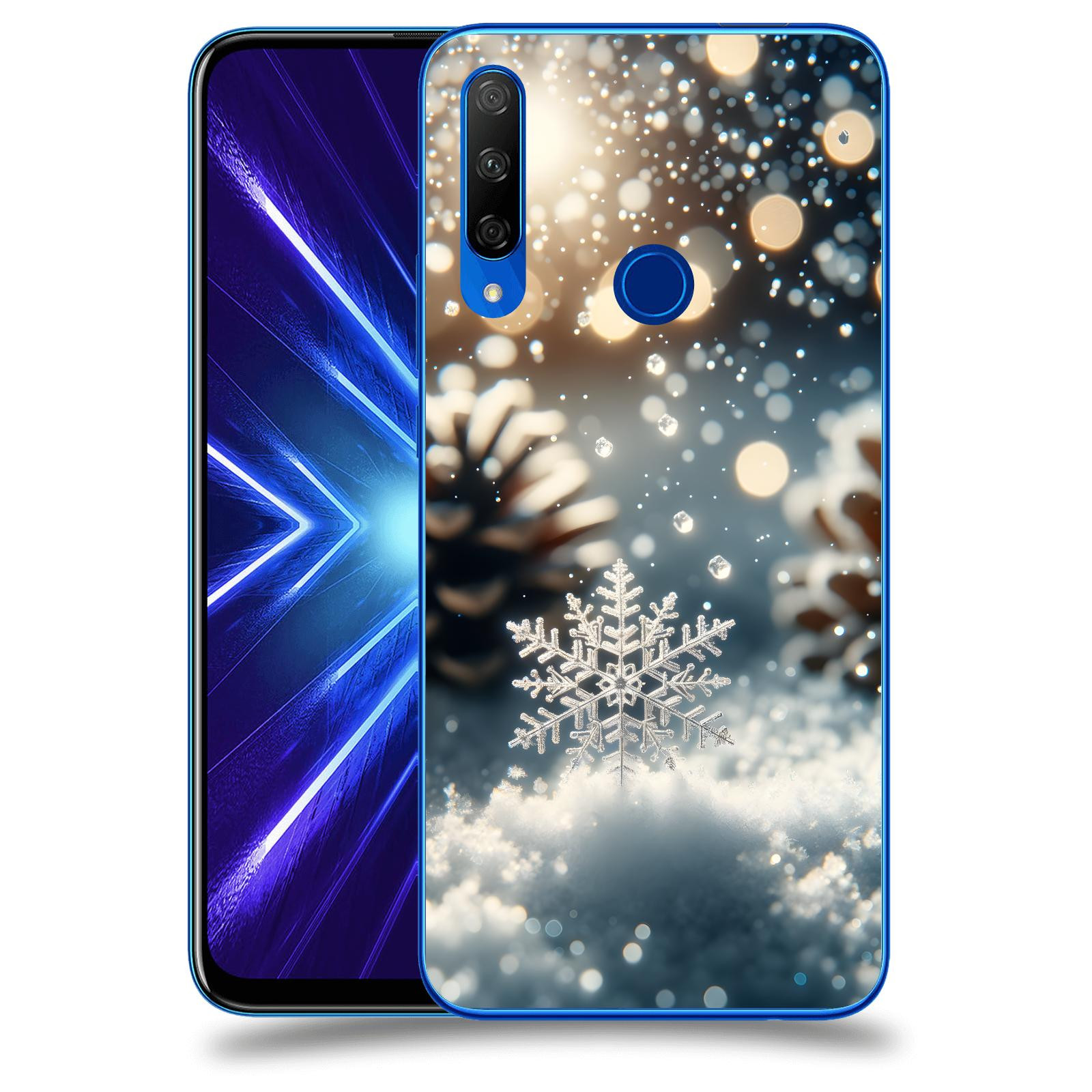 ACOVER Kryt na mobil Honor 9X - Vločka