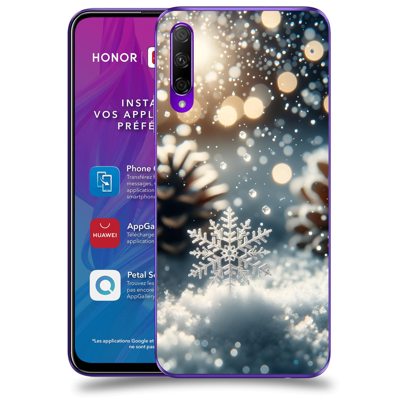 ACOVER Kryt na mobil Honor 9X Pro - Vločka