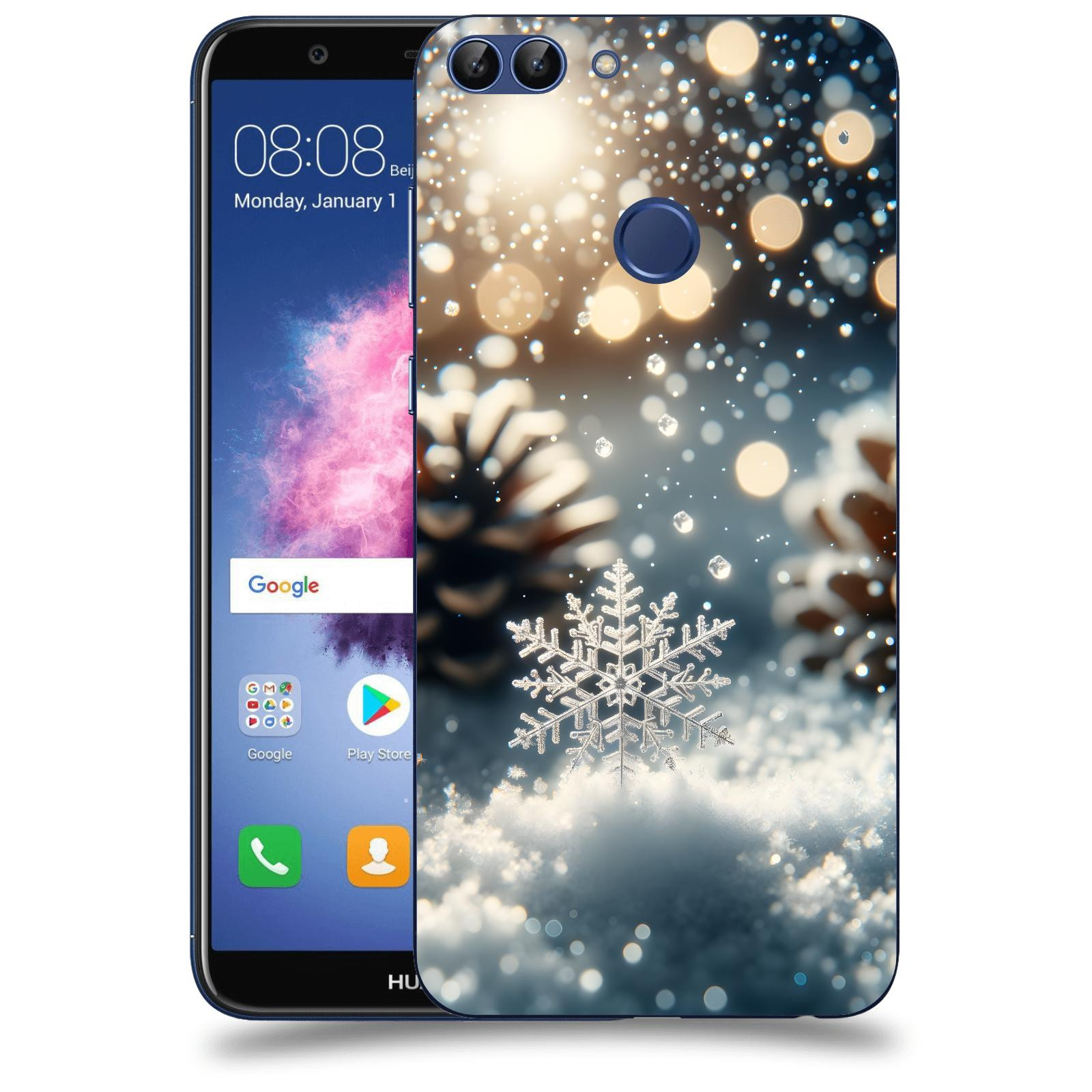 ACOVER Kryt na mobil Huawei P Smart - Vločka