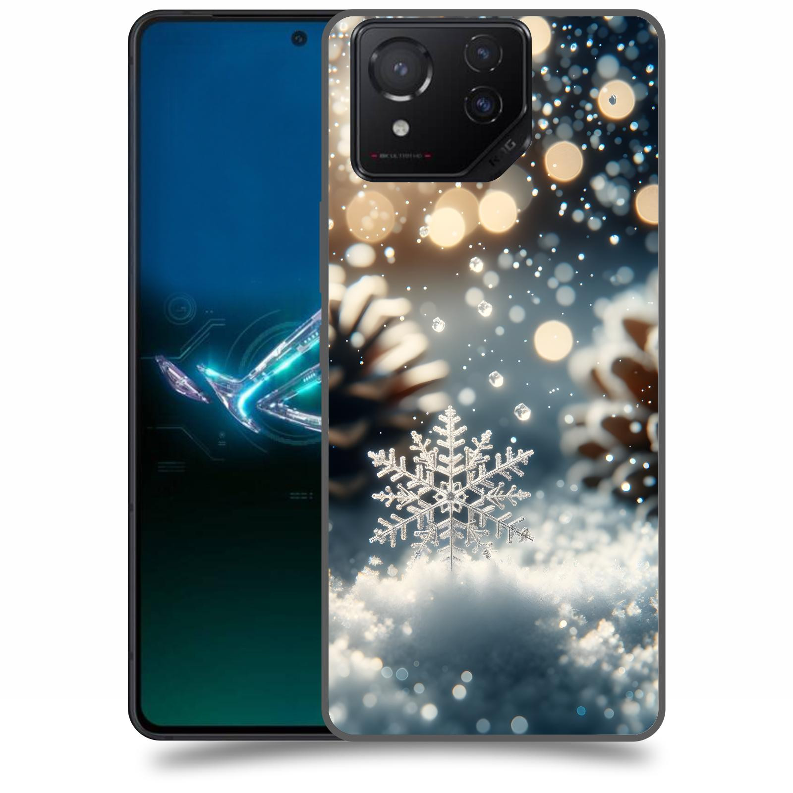 ACOVER Kryt na mobil Asus ROG Phone 8 - Vločka