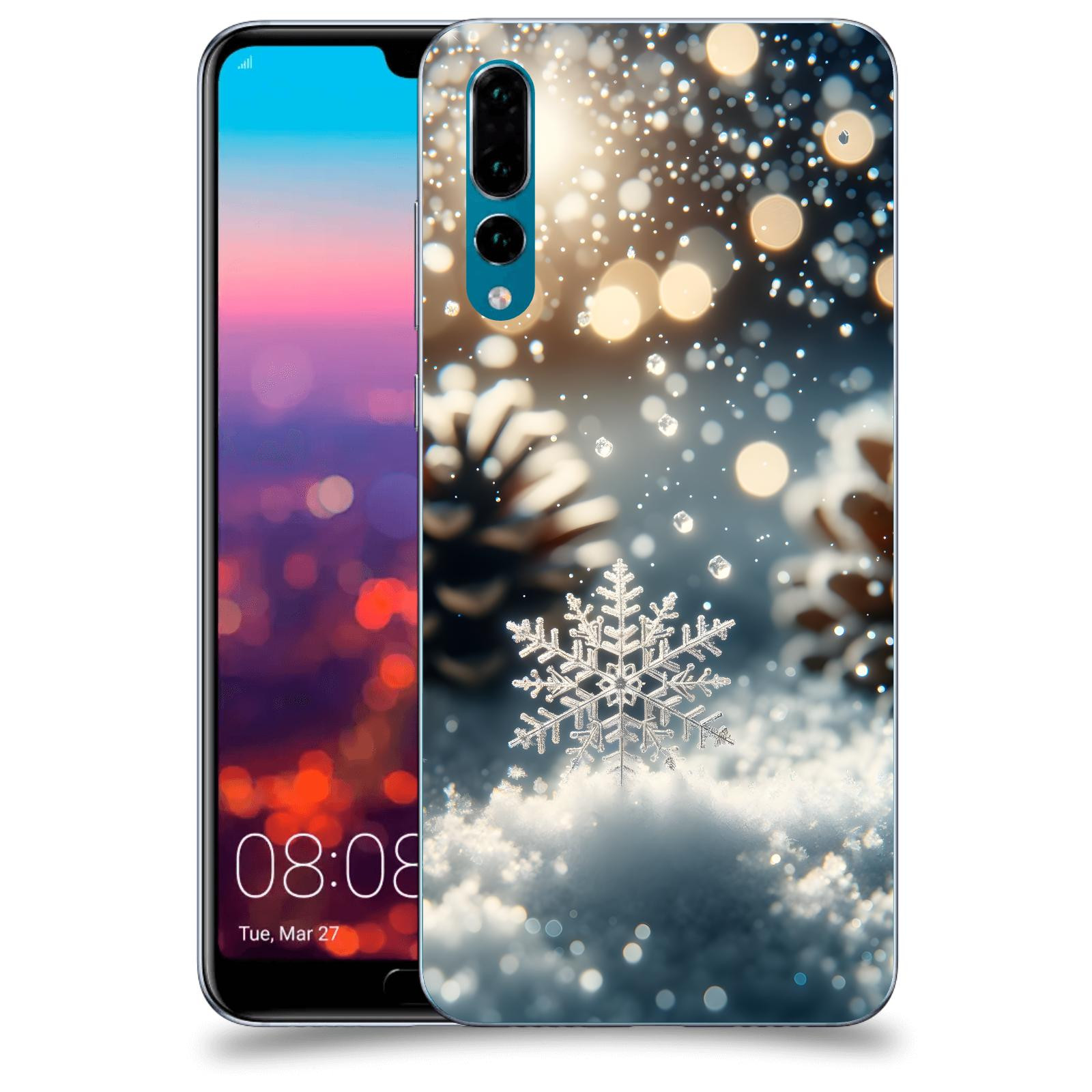 ACOVER Kryt na mobil Huawei P20 Pro - Vločka