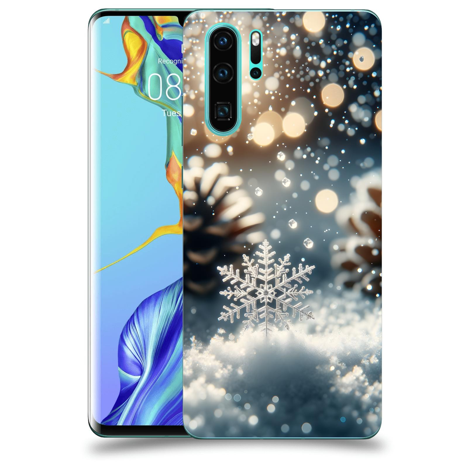 ACOVER Kryt na mobil Huawei P30 Pro - Vločka