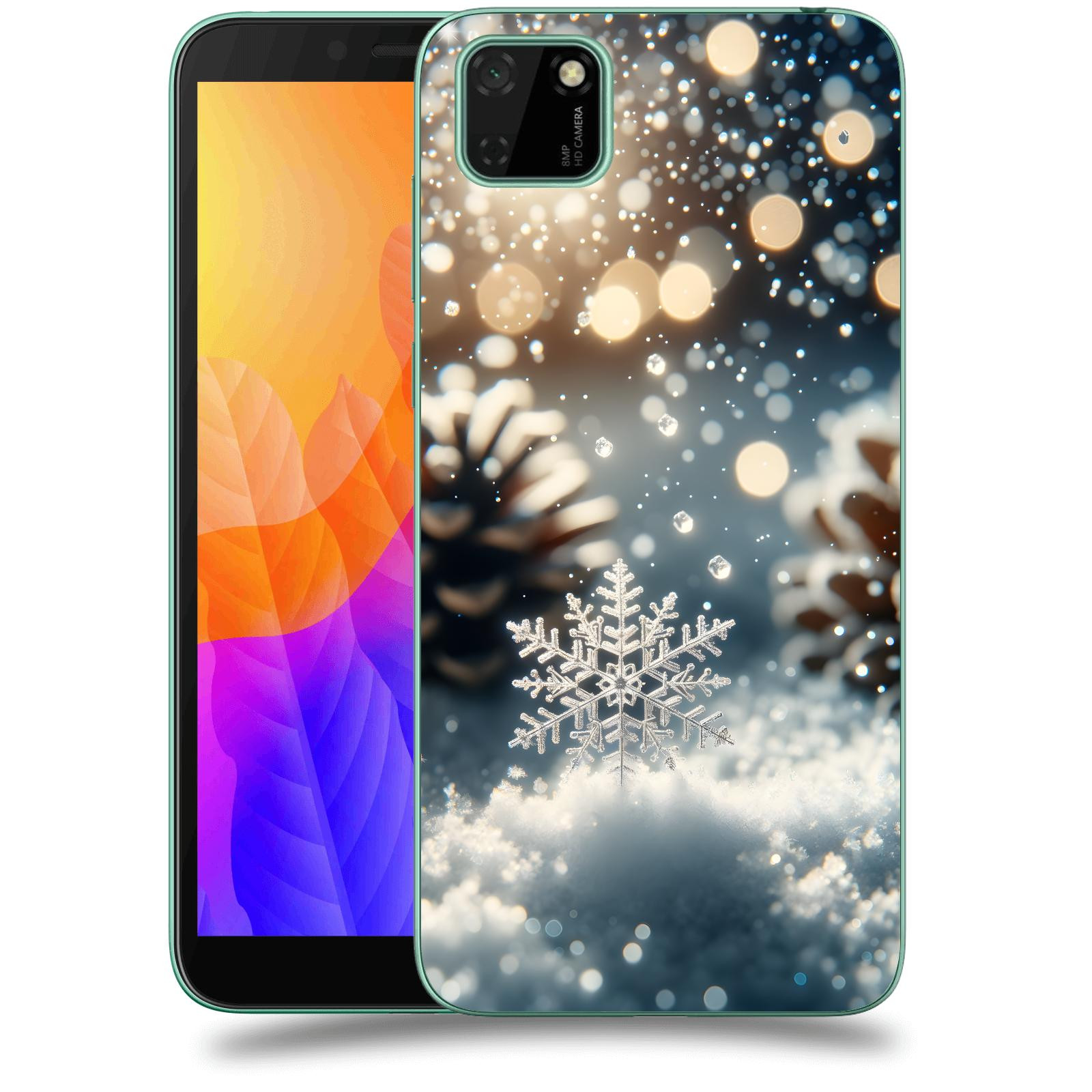 ACOVER Kryt na mobil Huawei Y5P - Vločka