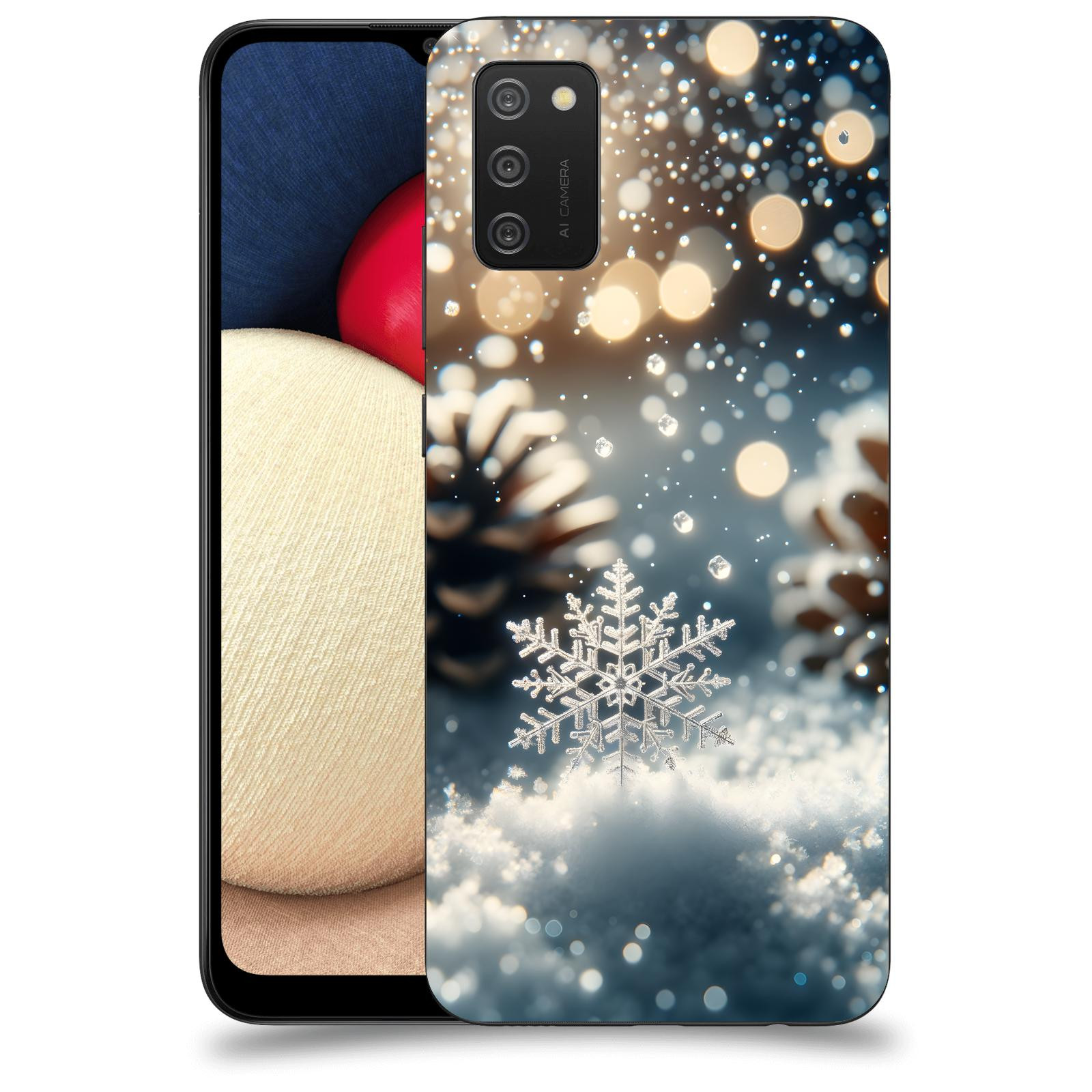 ACOVER Kryt na mobil Samsung Galaxy A02s A025G - Vločka