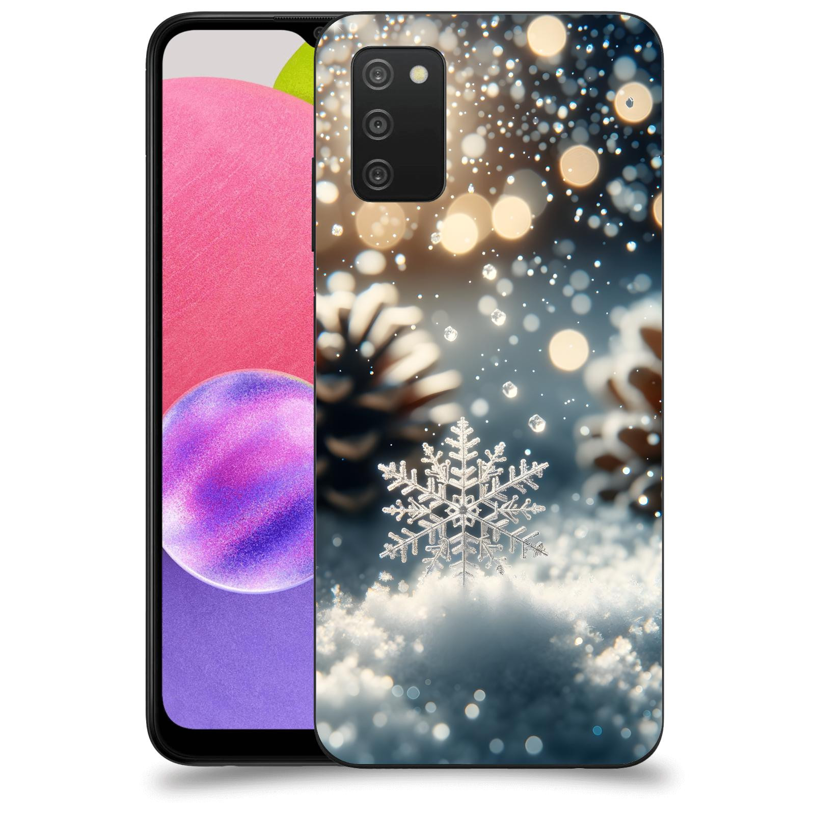 ACOVER Kryt na mobil Samsung Galaxy A03s A037G - Vločka