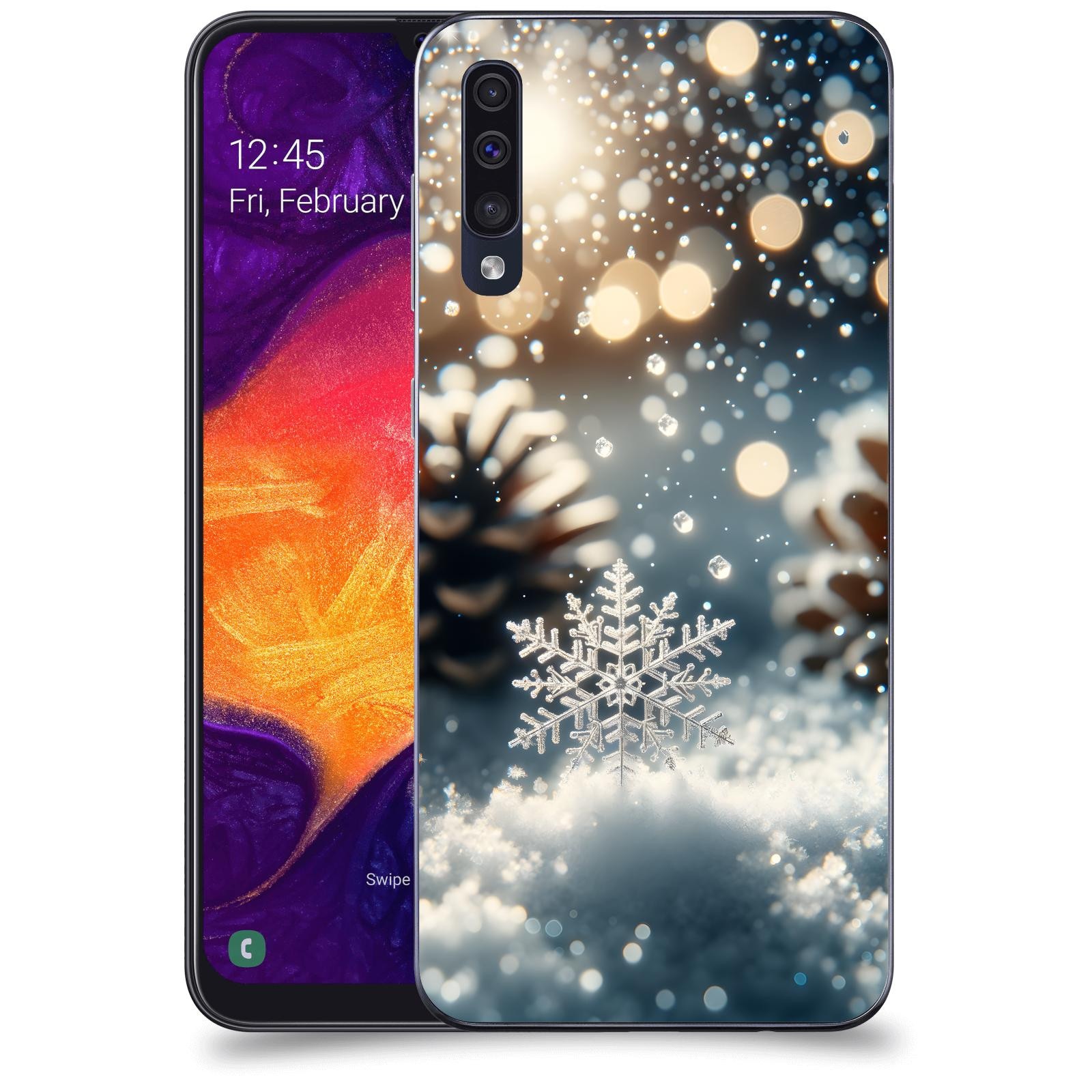 ACOVER Kryt na mobil Samsung Galaxy A50 A505F - Vločka